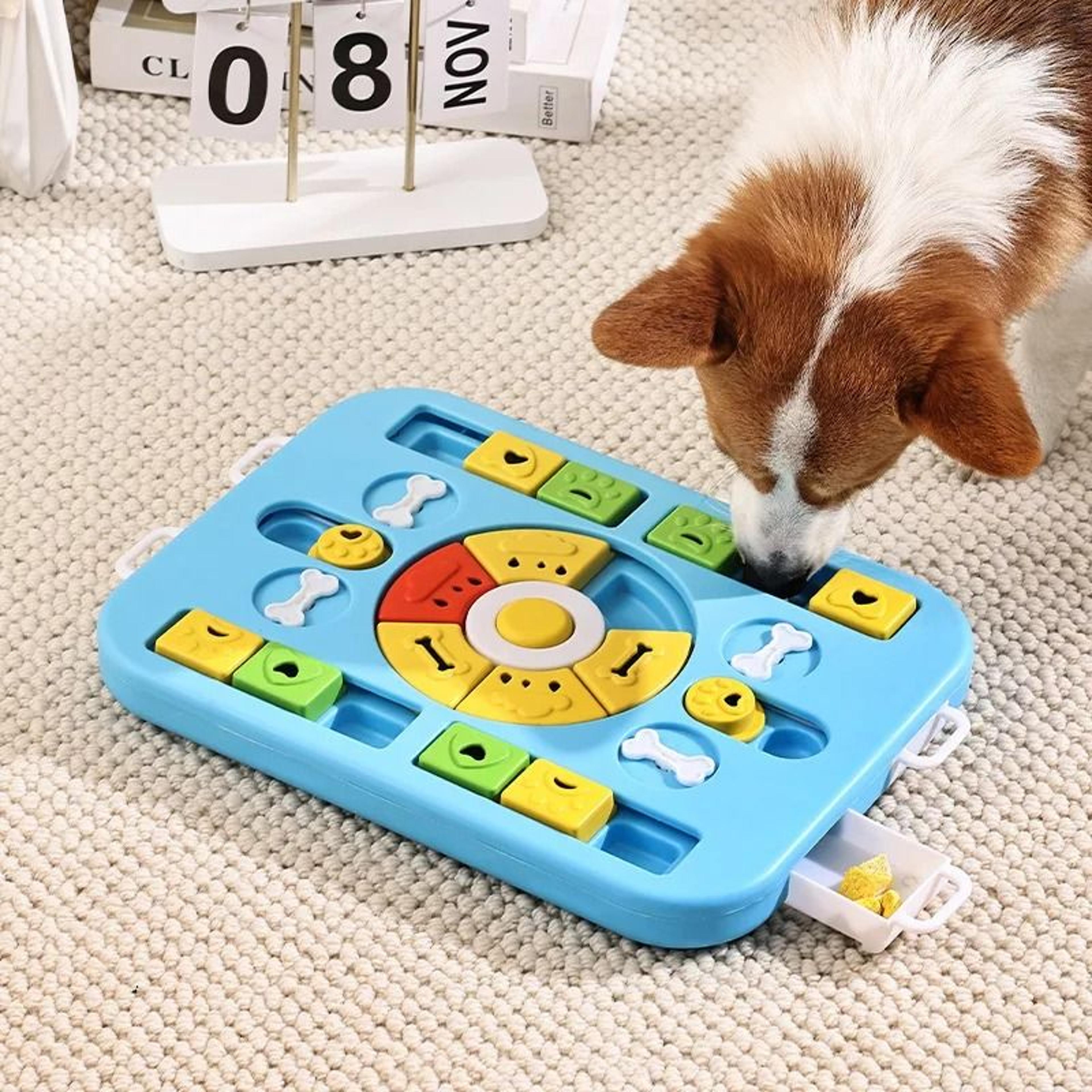 interactive dog puzzle and enrichment toy
