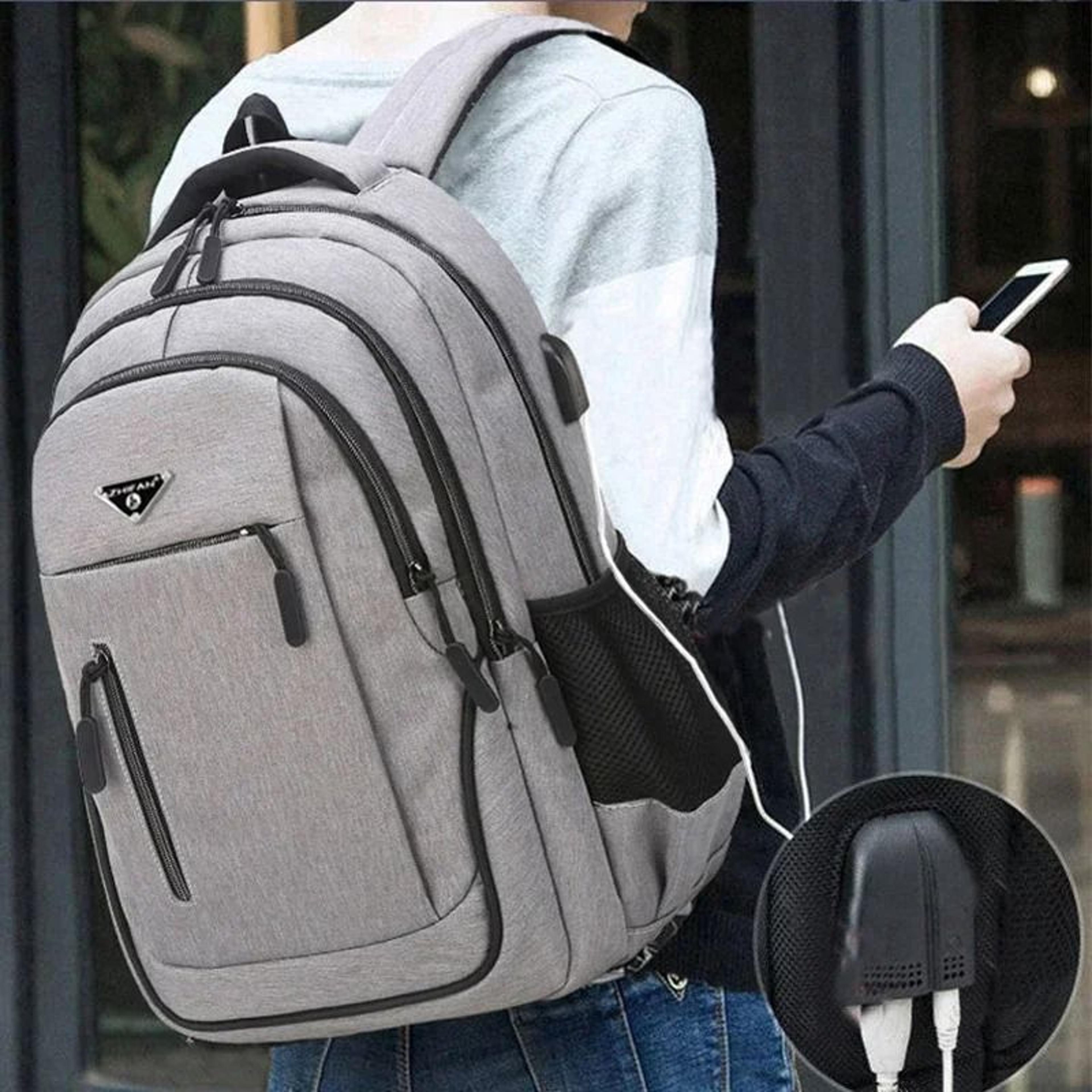 large capacity oxford laptop backpack