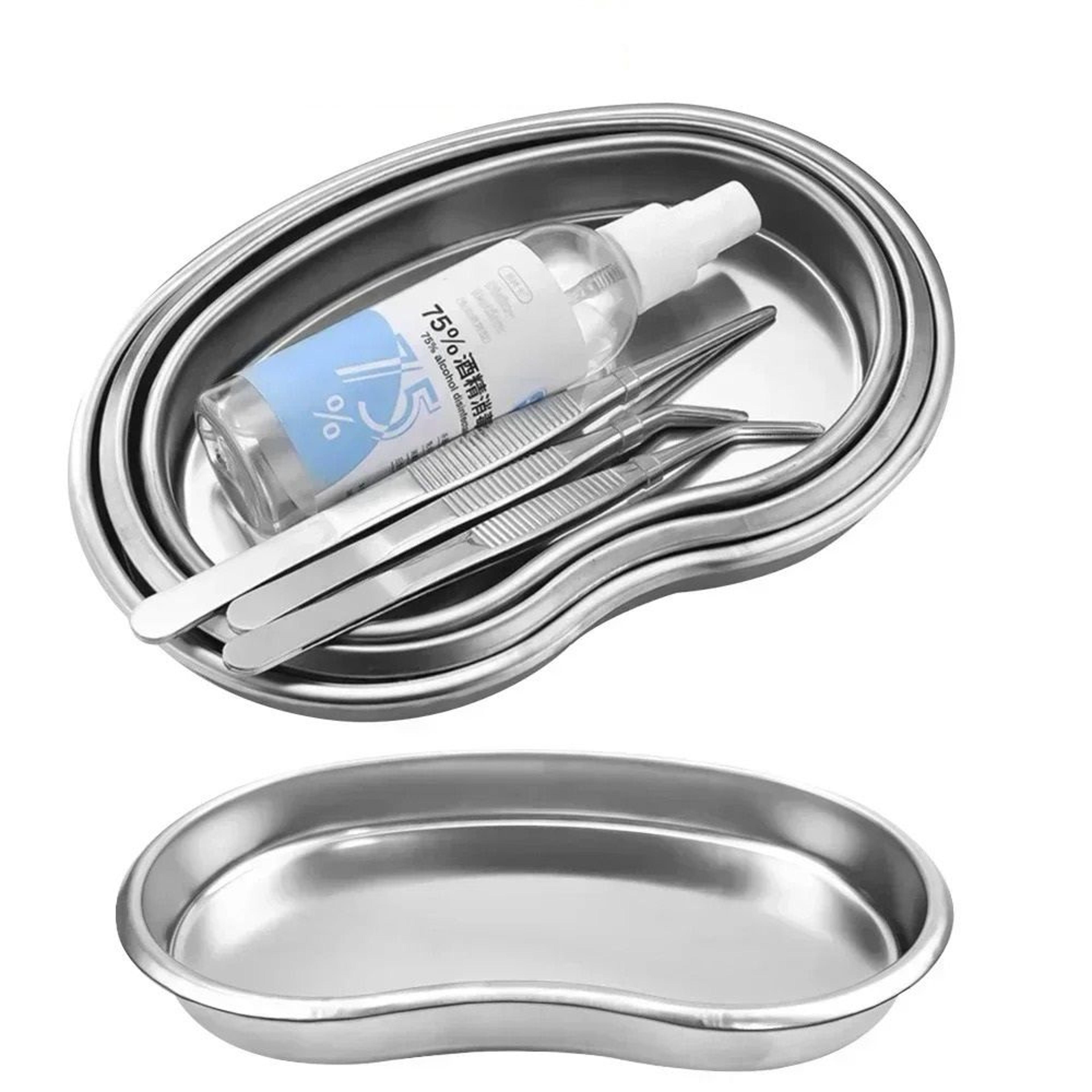 professional stainless steel kidney sterilized tray