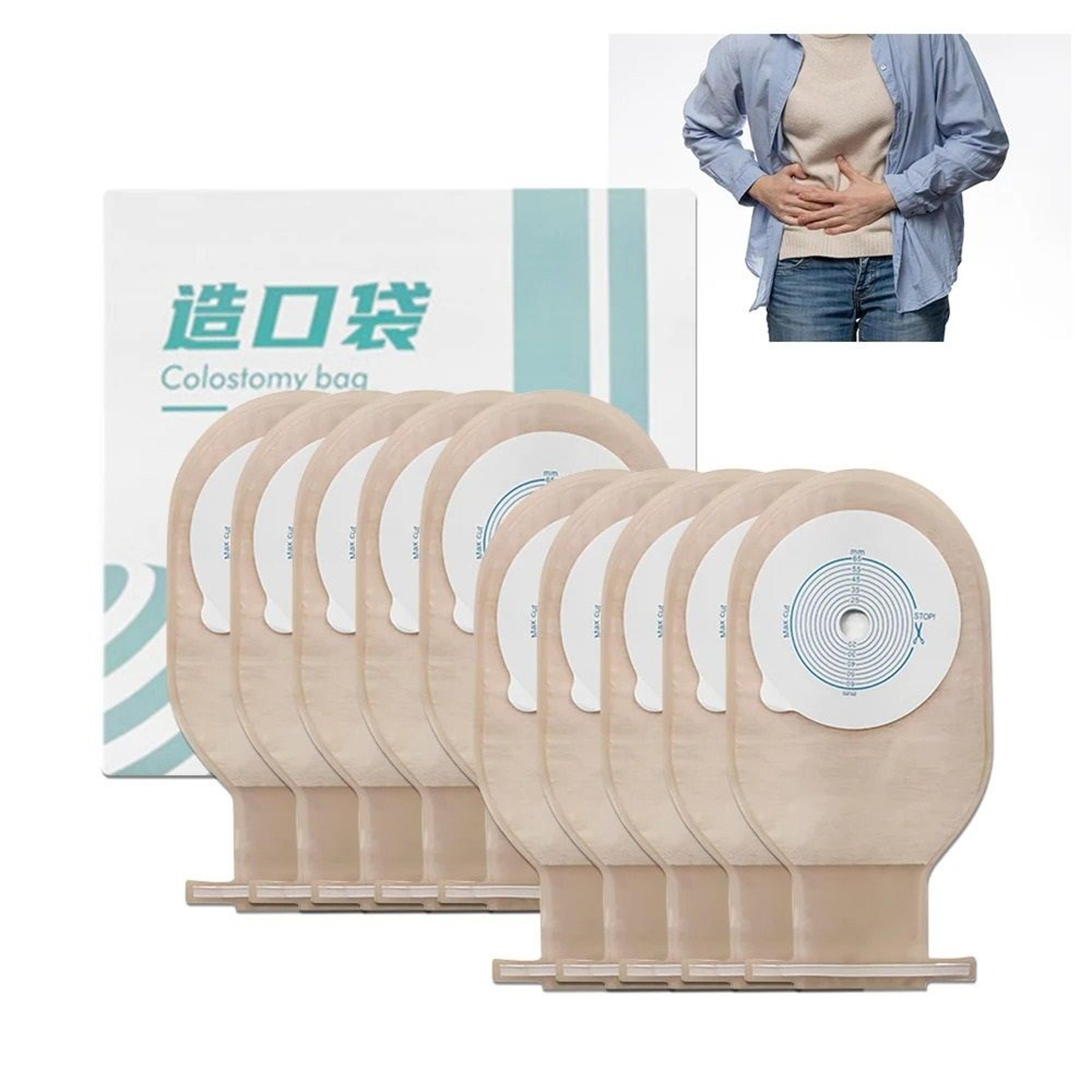 leak proof one piece drainable ostomy care system