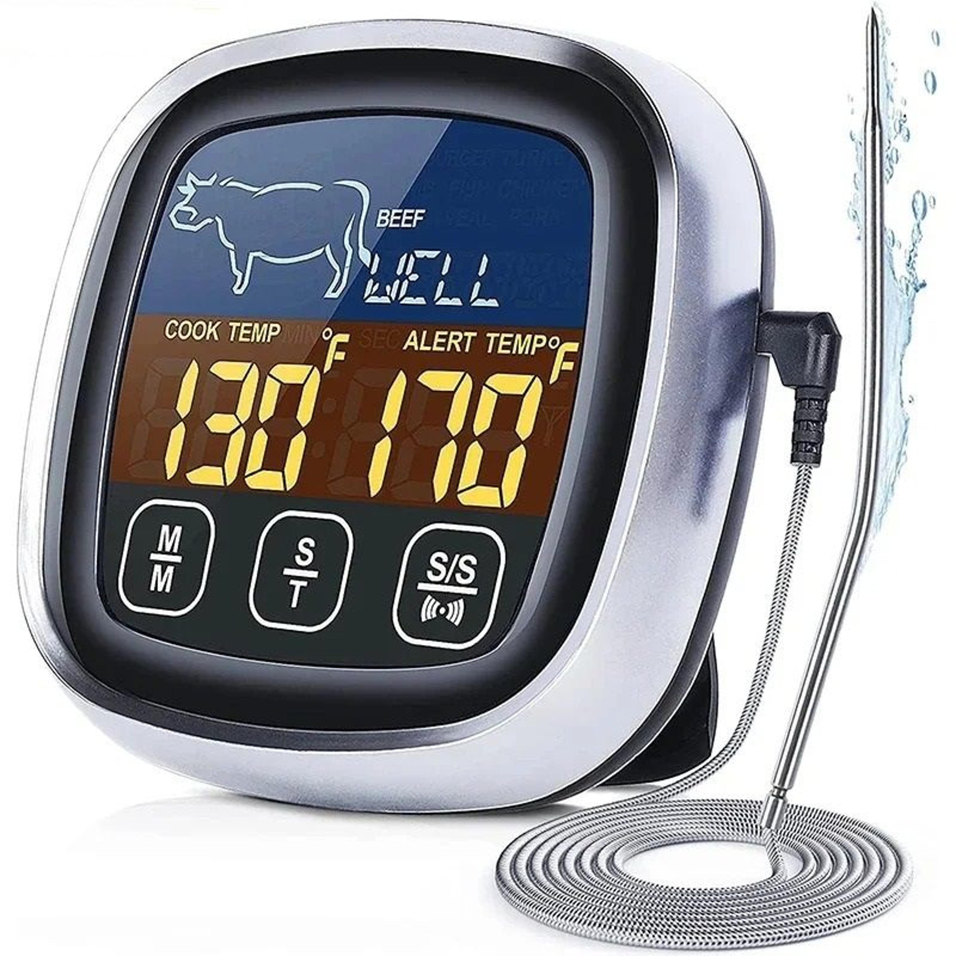 instant read digital waterproof meat thermometer