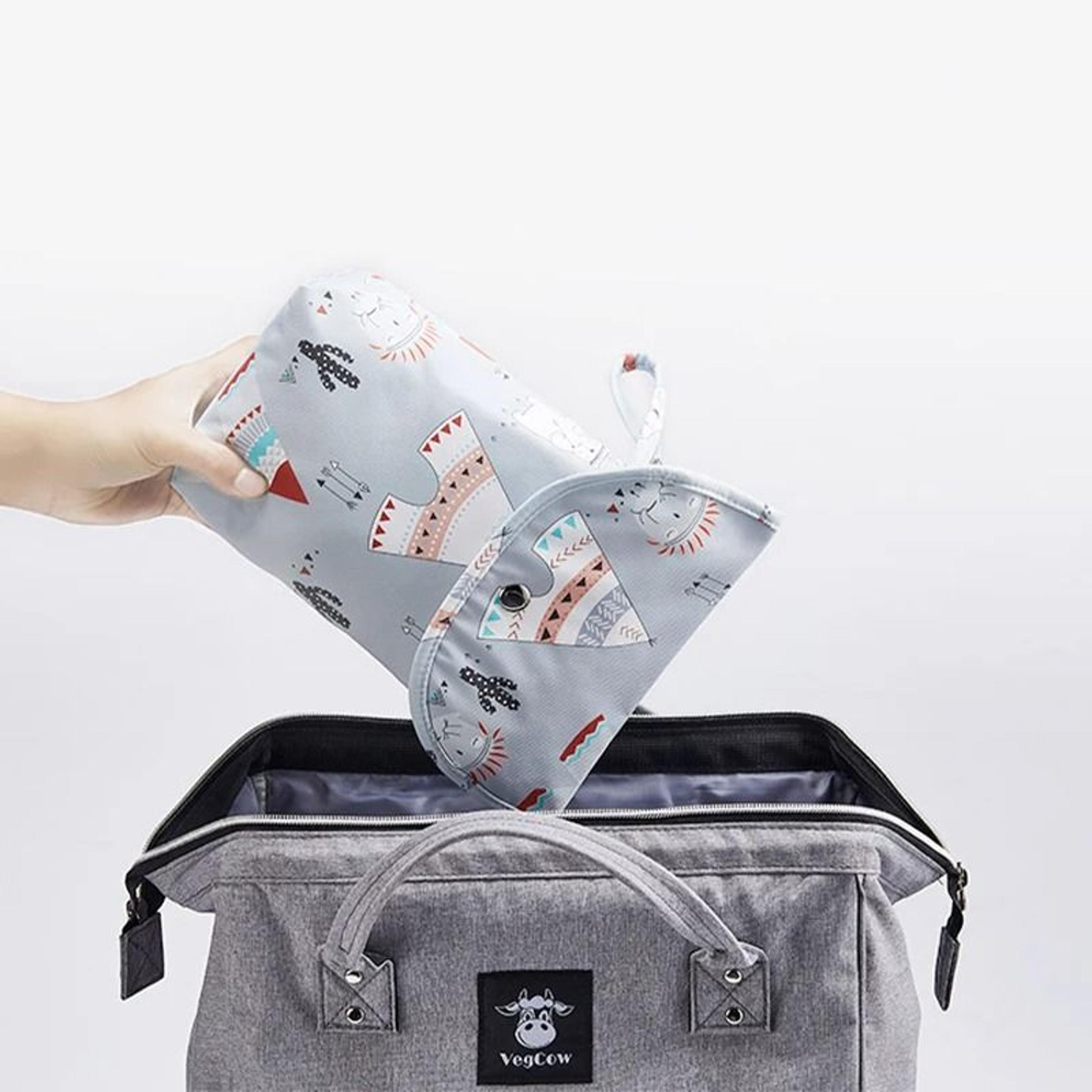waterproof multipurpose wet dry baby diaper pouch
