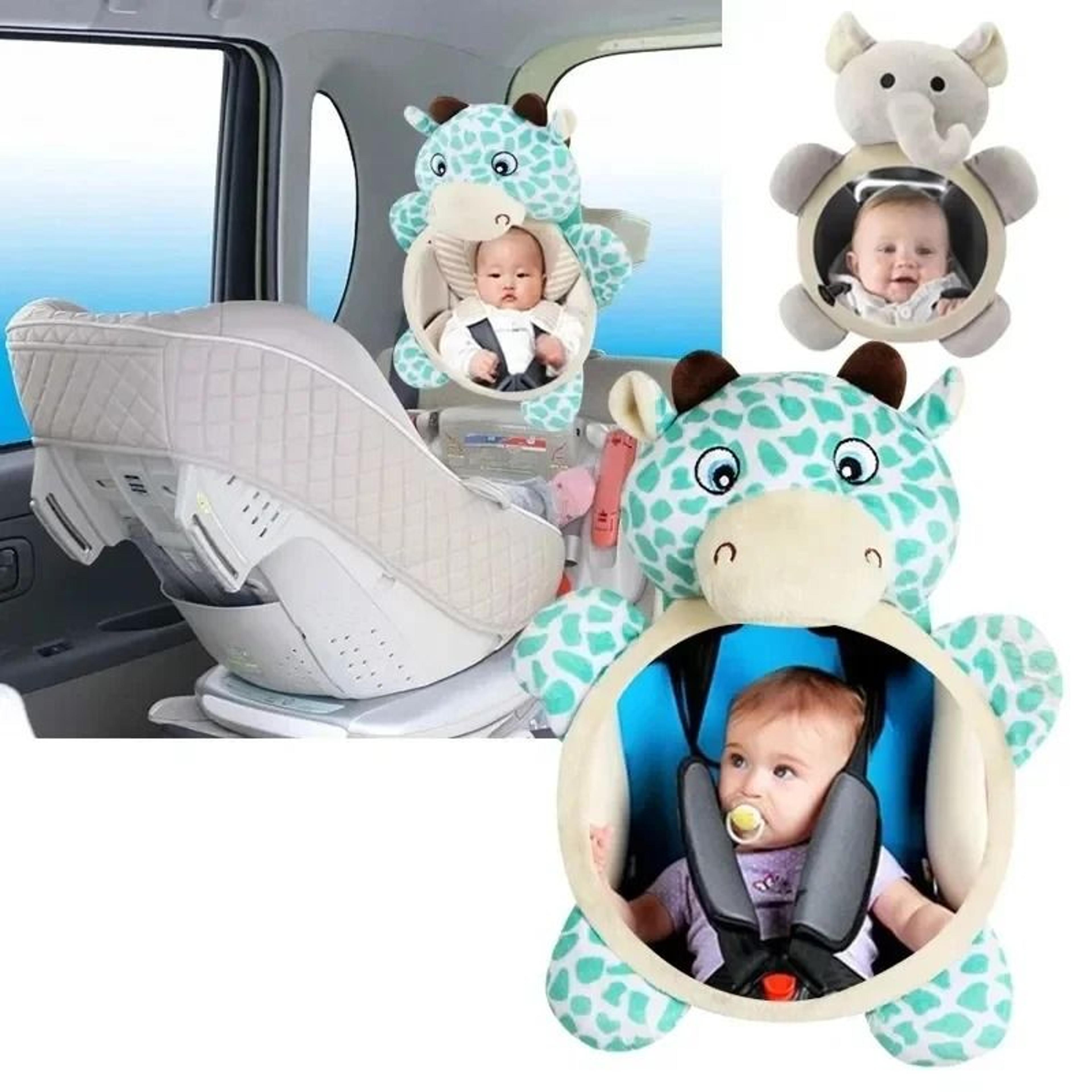 wide view shatterproof rear facing baby car mirror