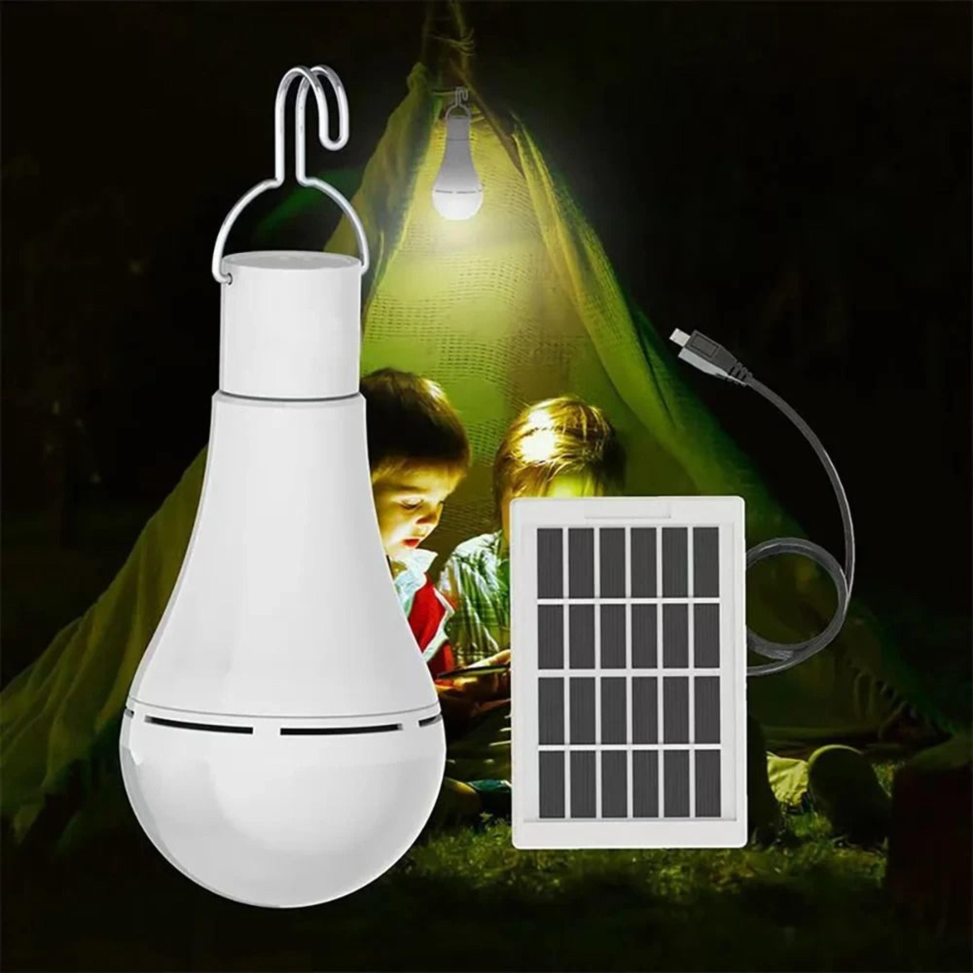 professional high output solar powered led emergency bulb