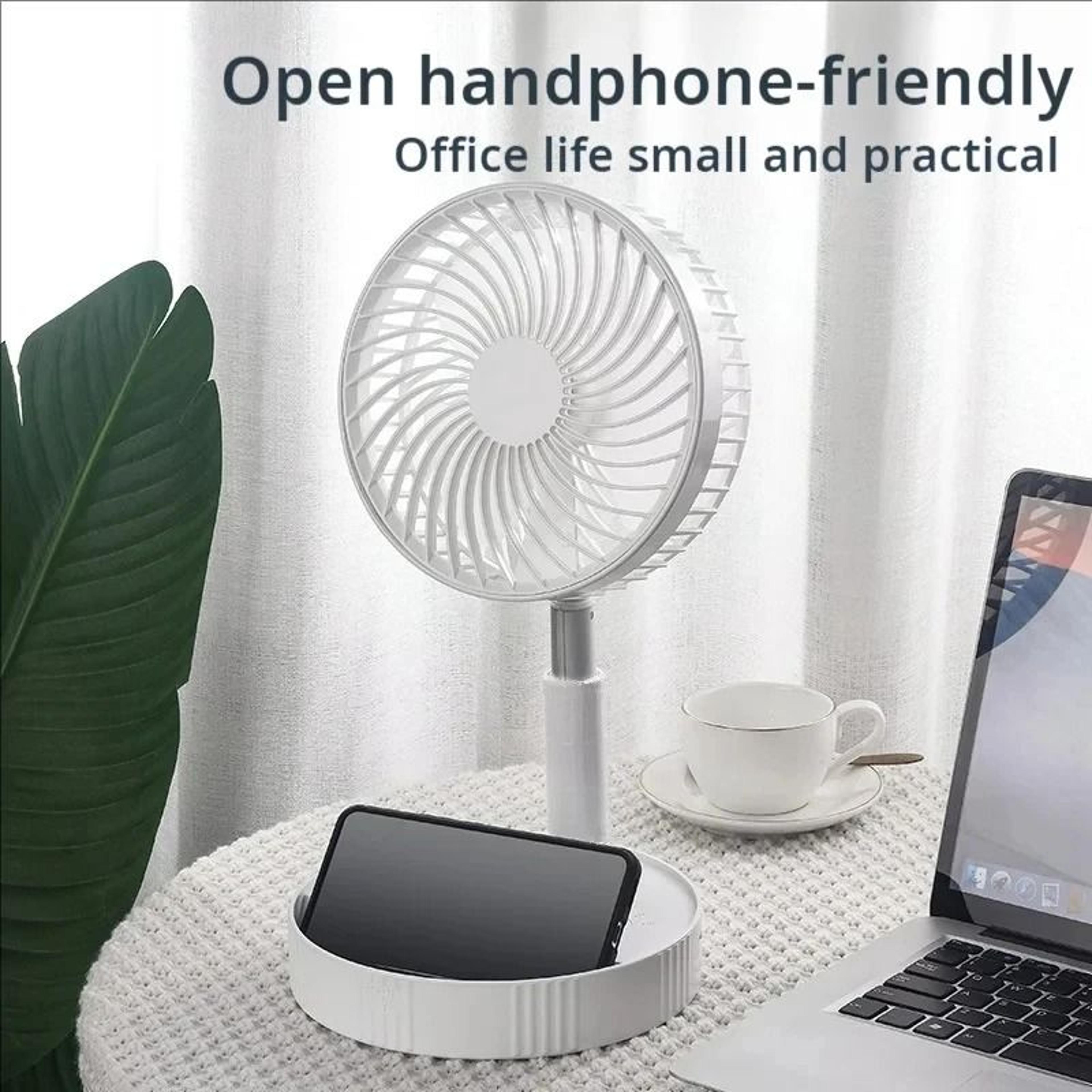 professional high capacity retractable and folding portable fan