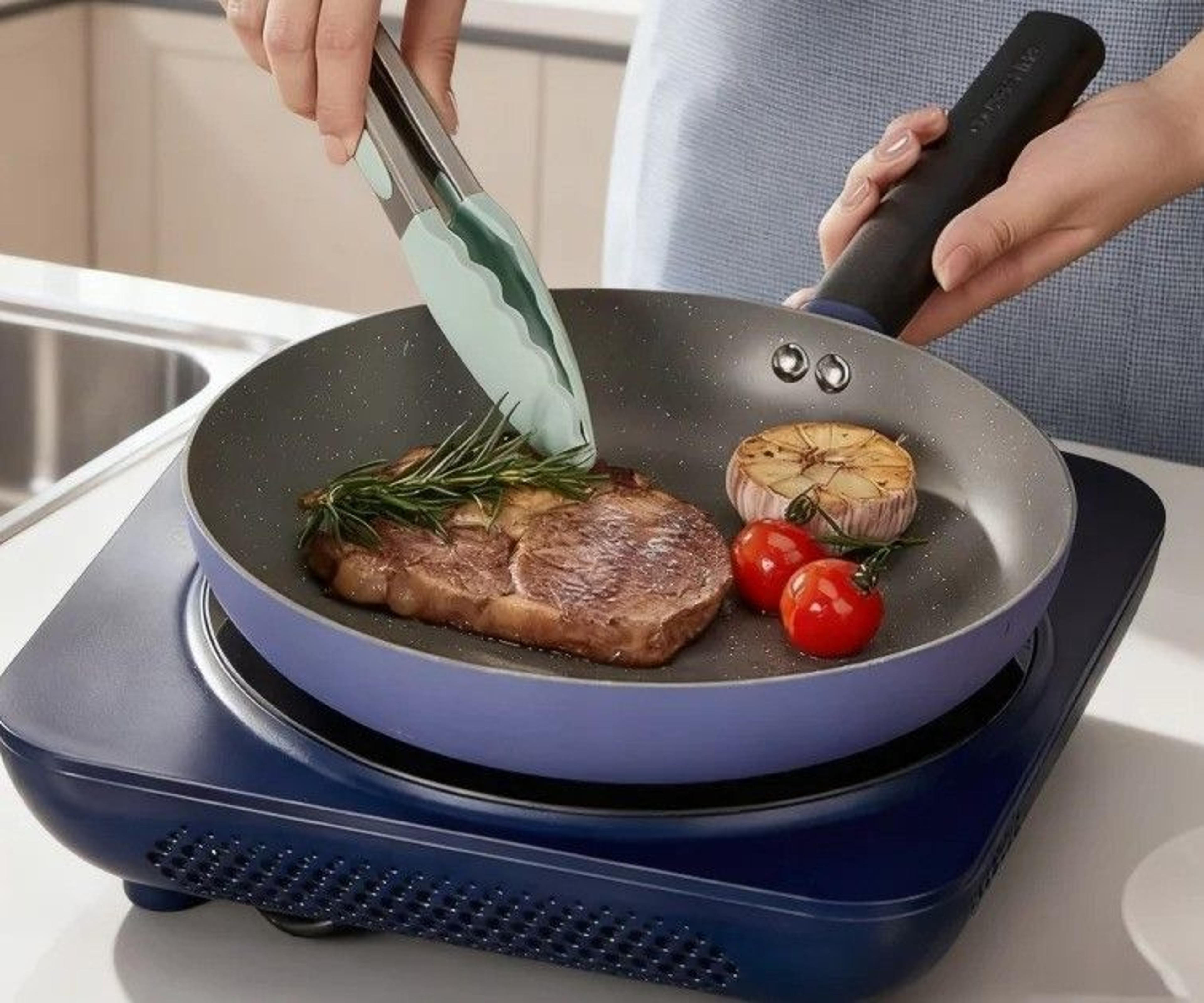 professional 10 inch non stick medical stone frying pan