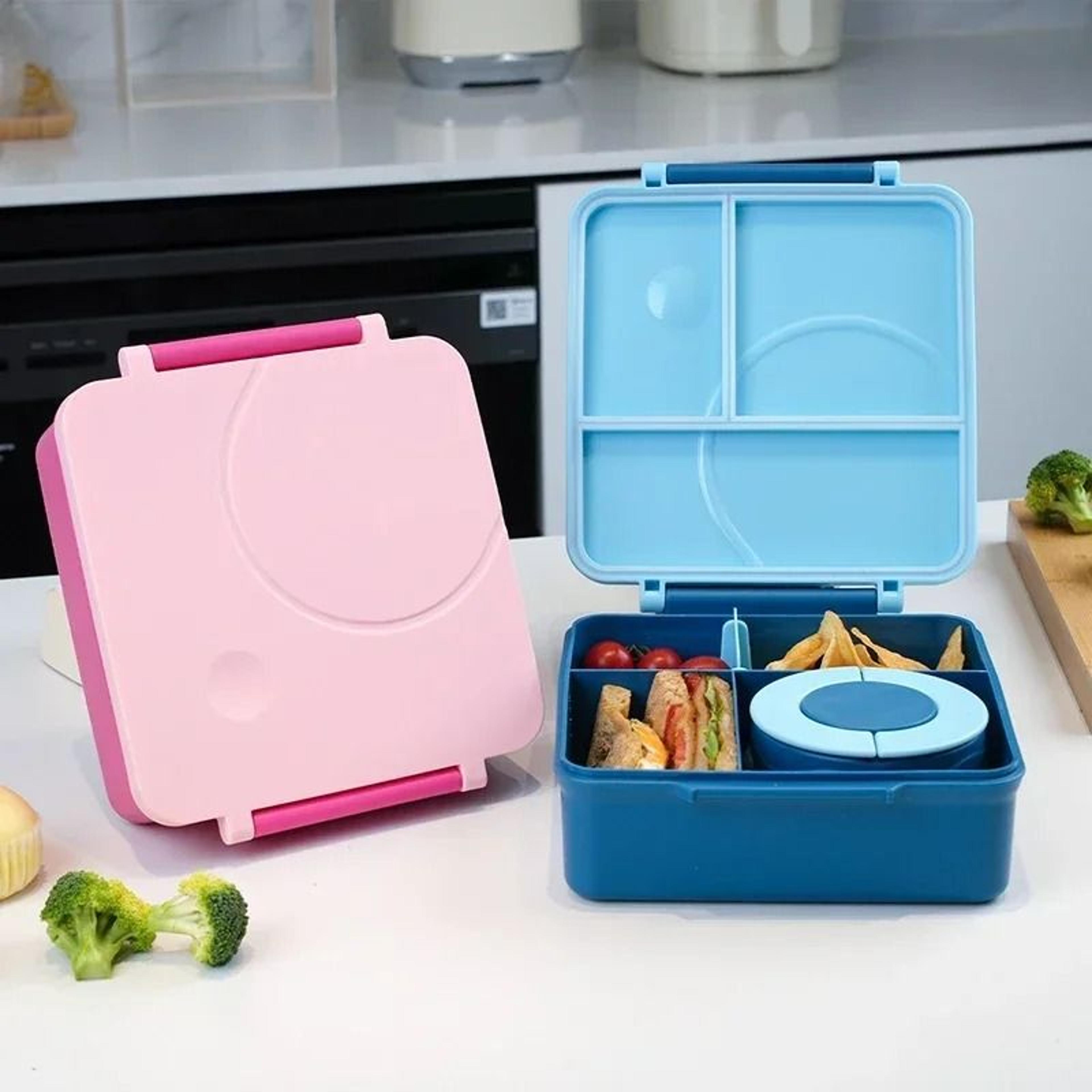 professional leak-proof bento lunch box with stainless steel soup bowl