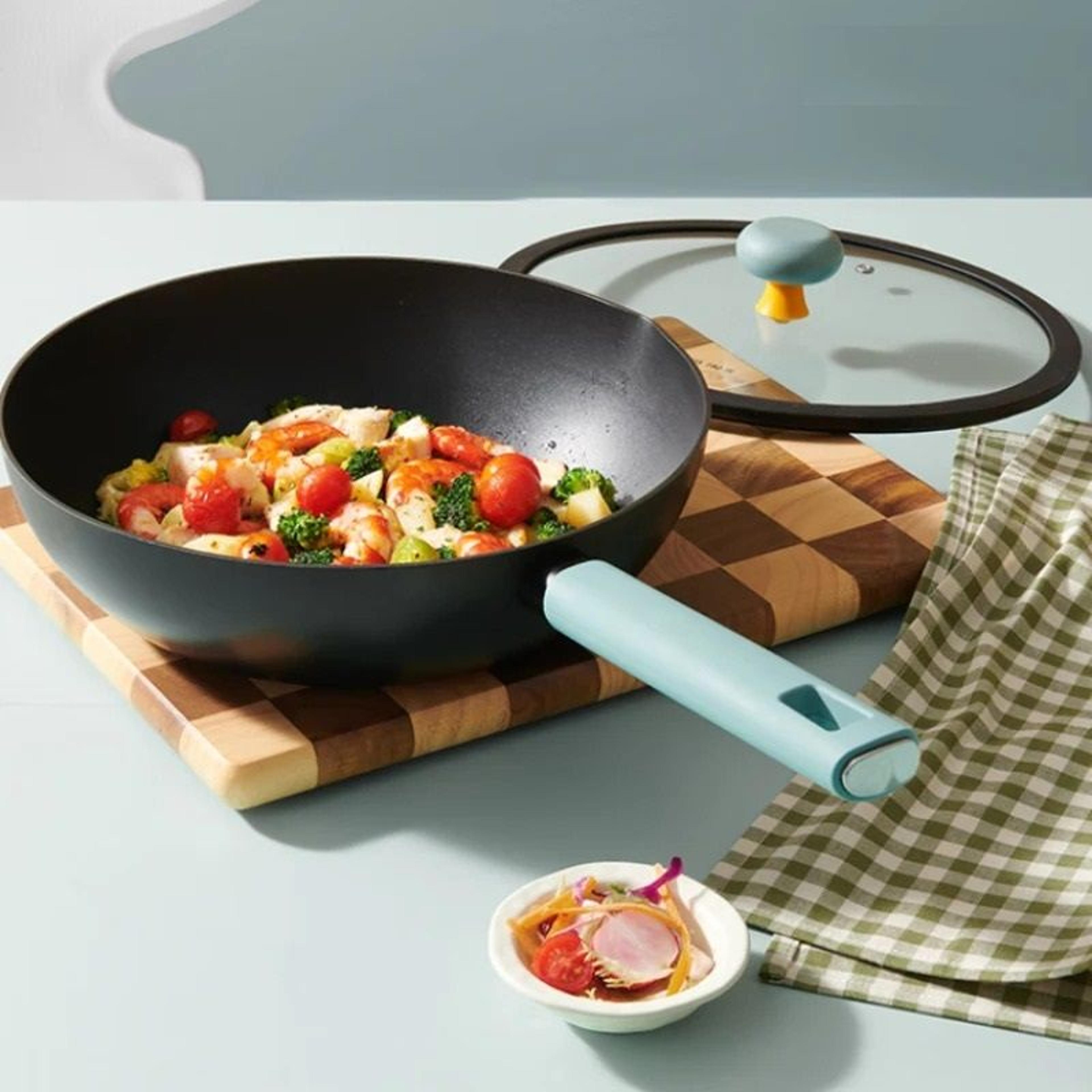 professional nordic aluminum alloy non stick wok series