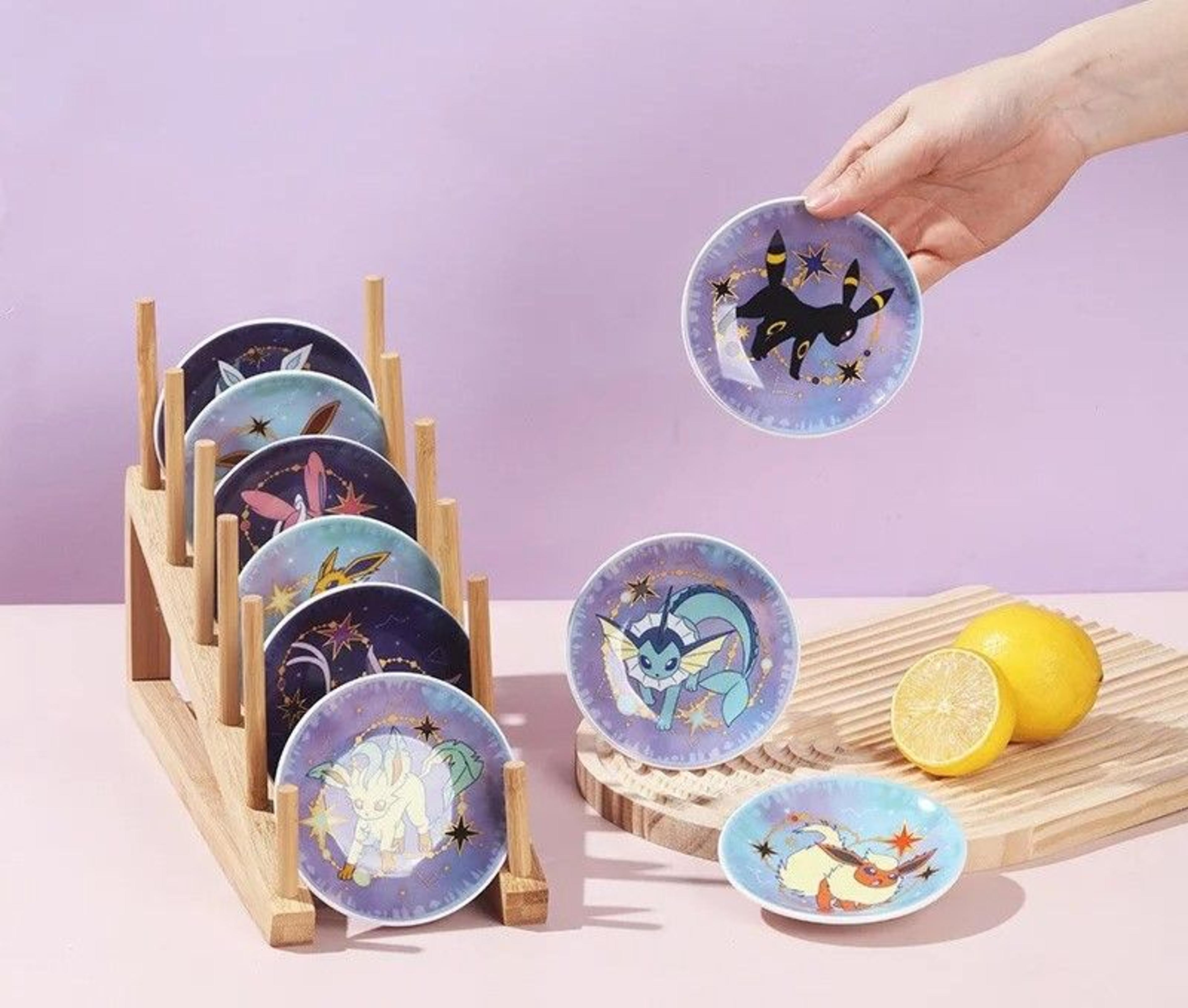 celestial eevee series 9-piece ceramic collector set
