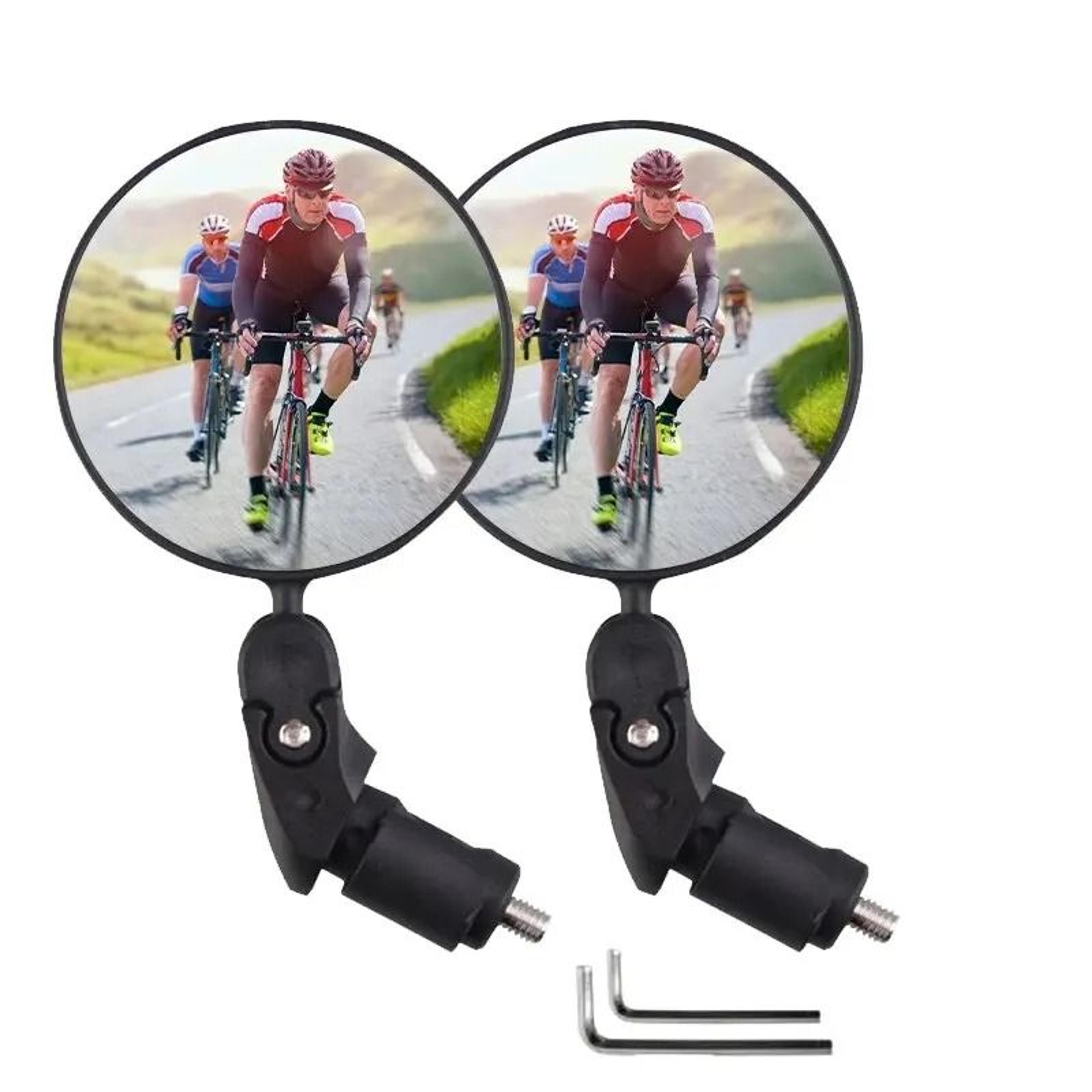 universal adjustable rotate wide angle bicycle rearview mirror