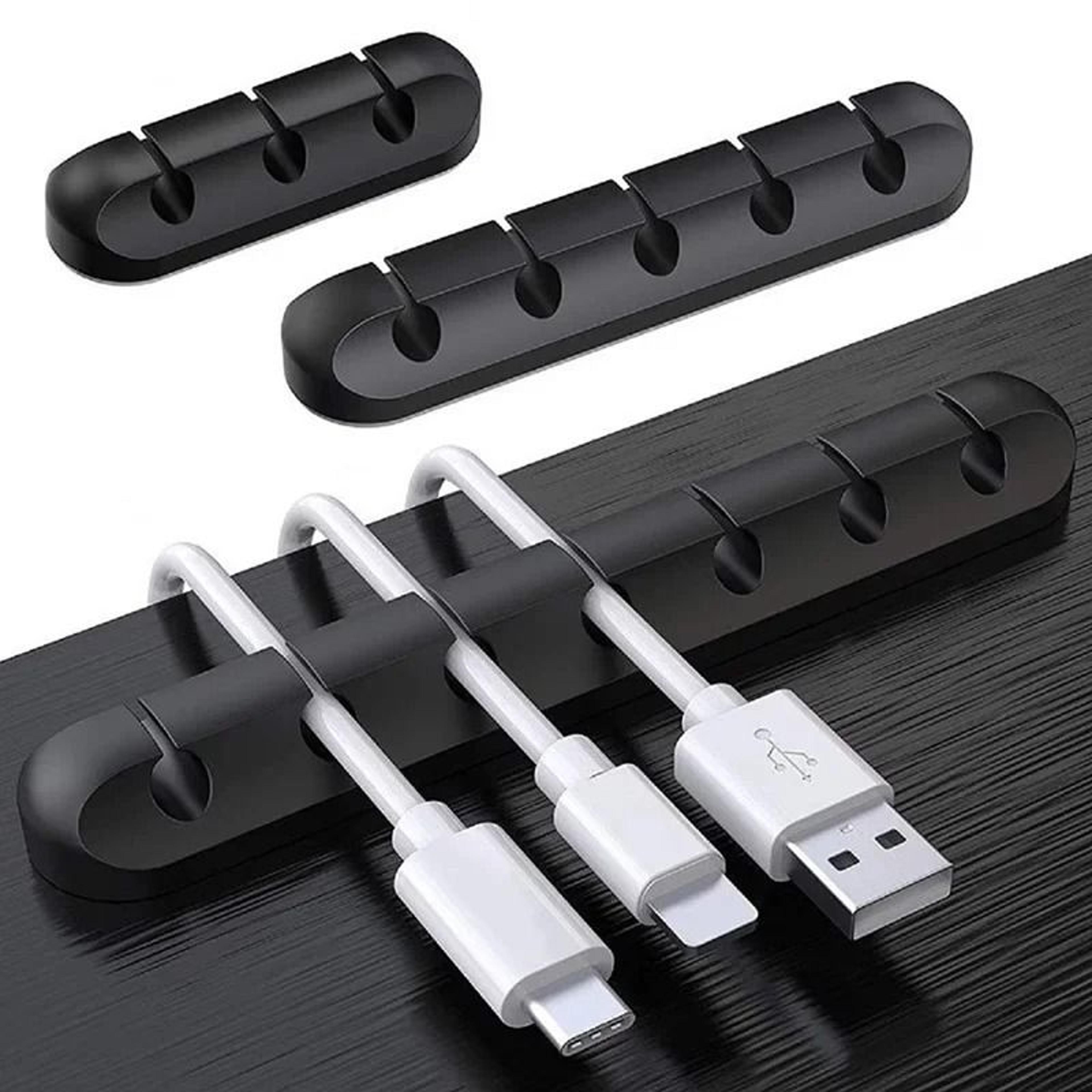 silicone desktop cable management clipst