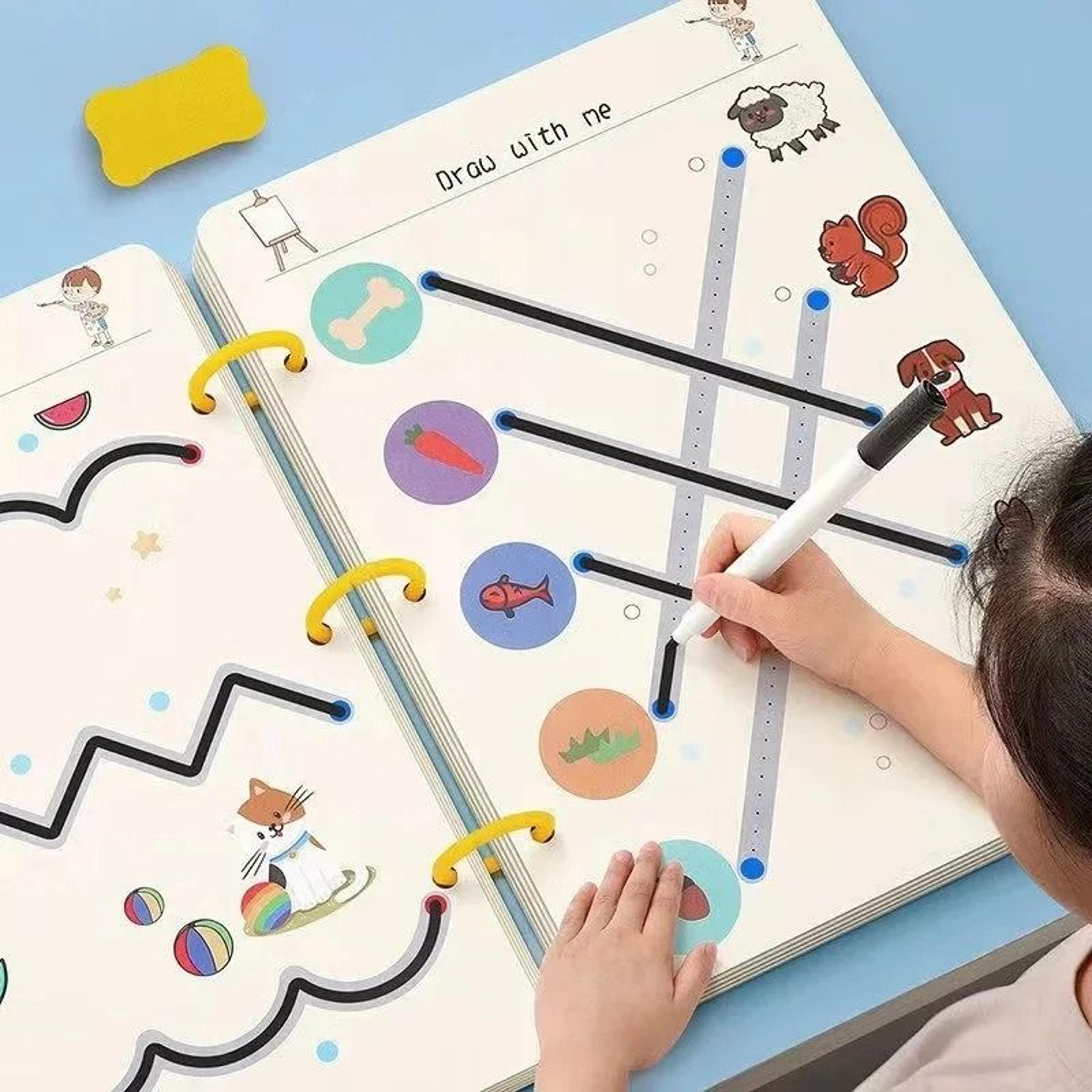 magical tracing and pen control training workbook