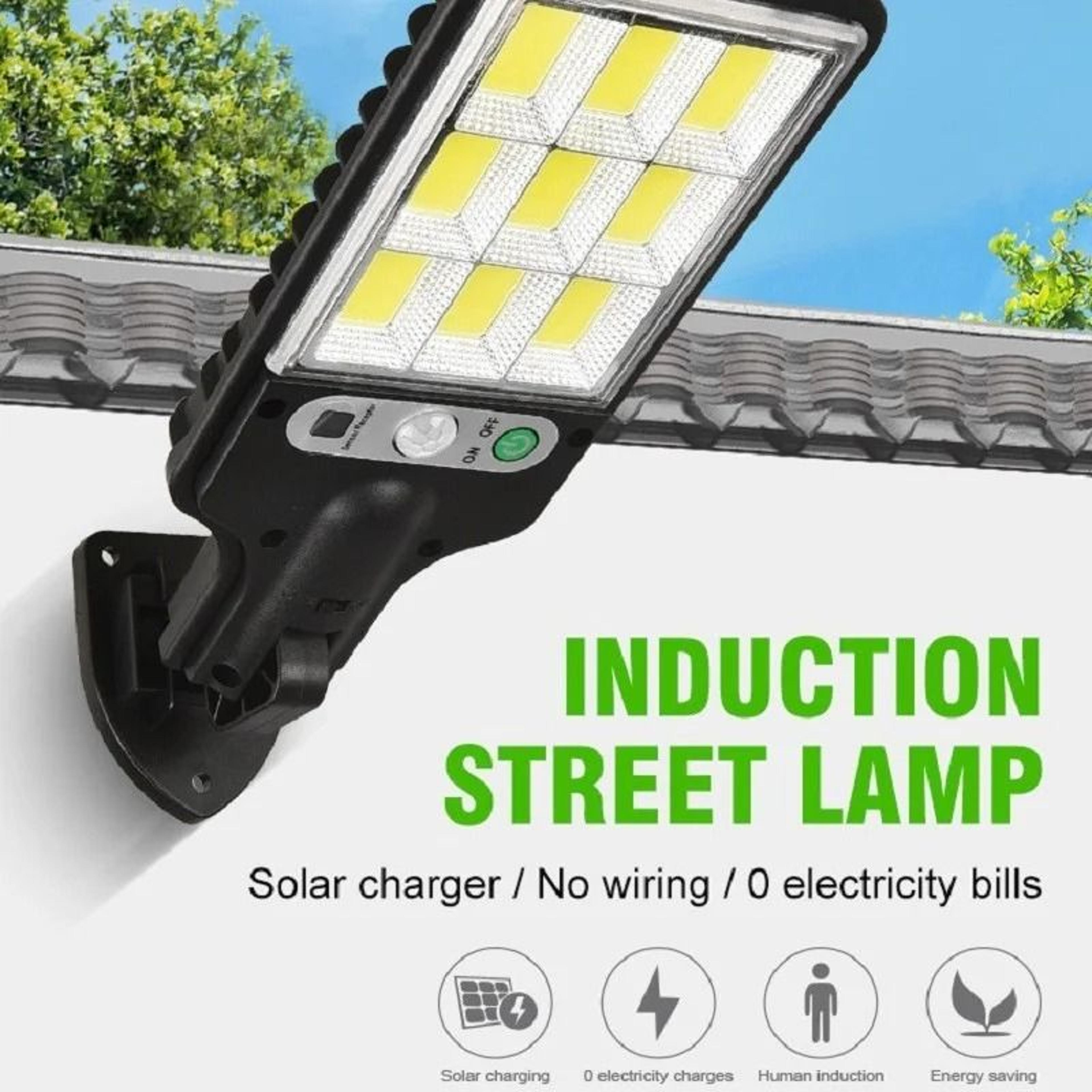 integrated solar lcob outdoor street light