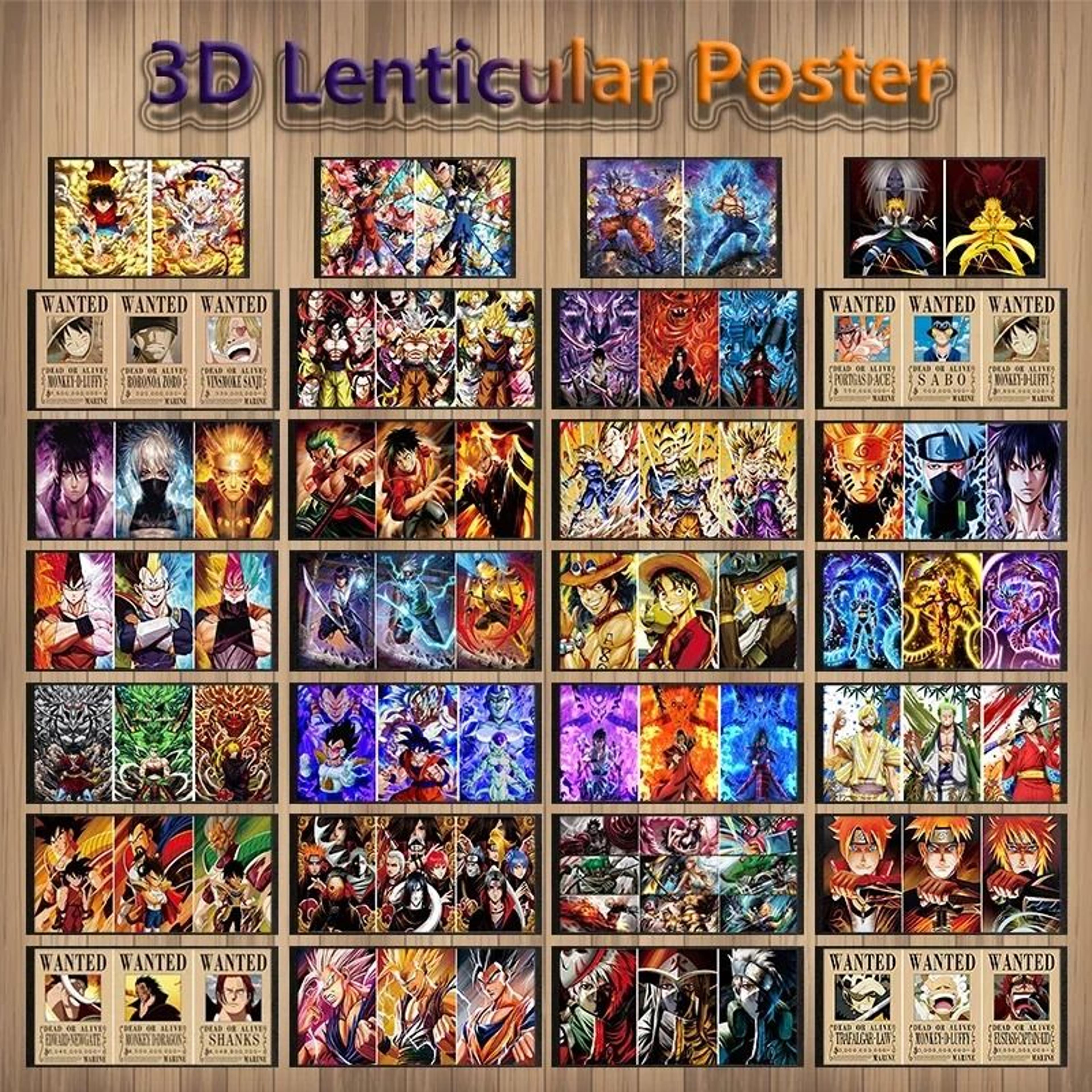 multi dimensional anime motion posters