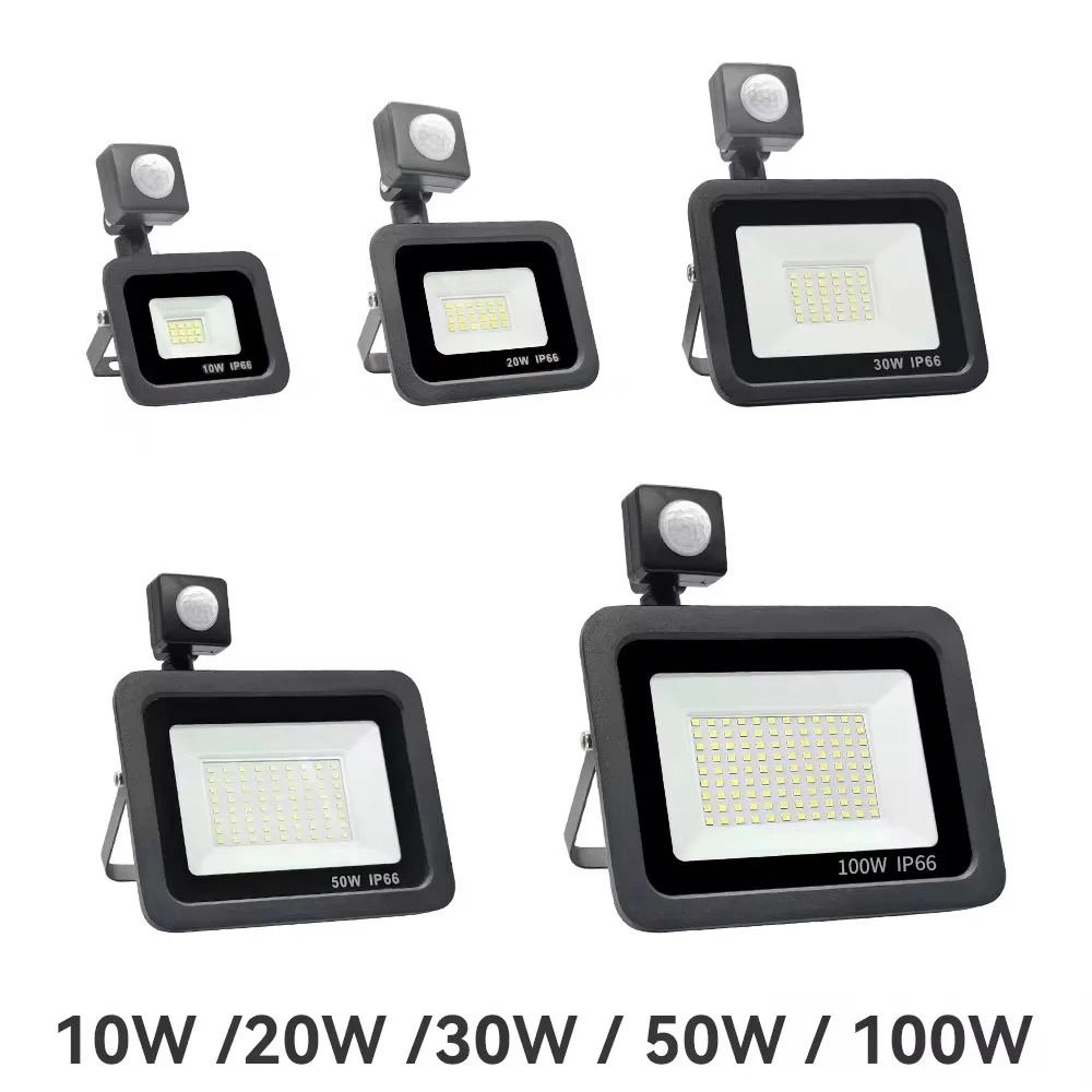 ultra bright pir motion sensor led floodlight series