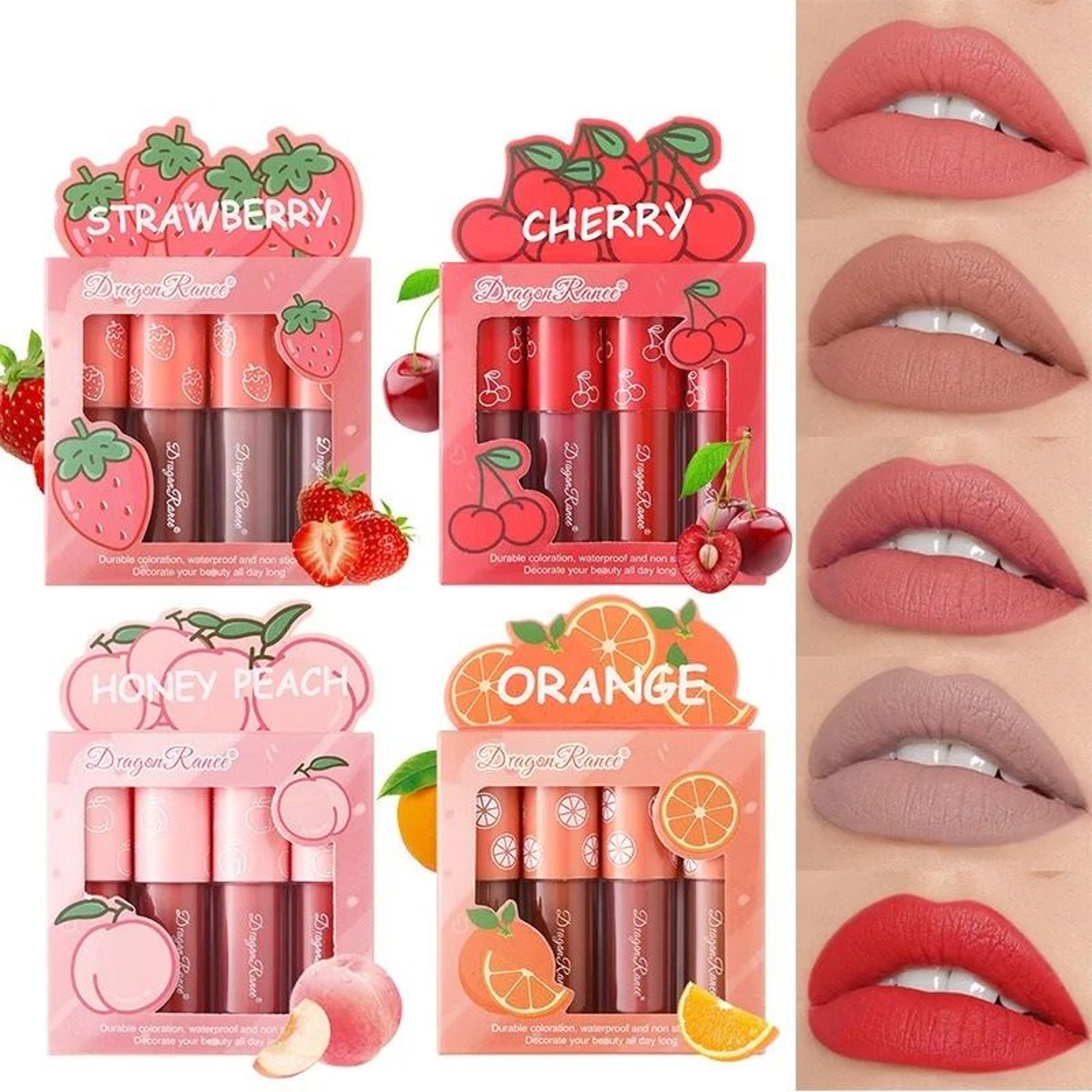 elite mini velvet matte lip gloss series