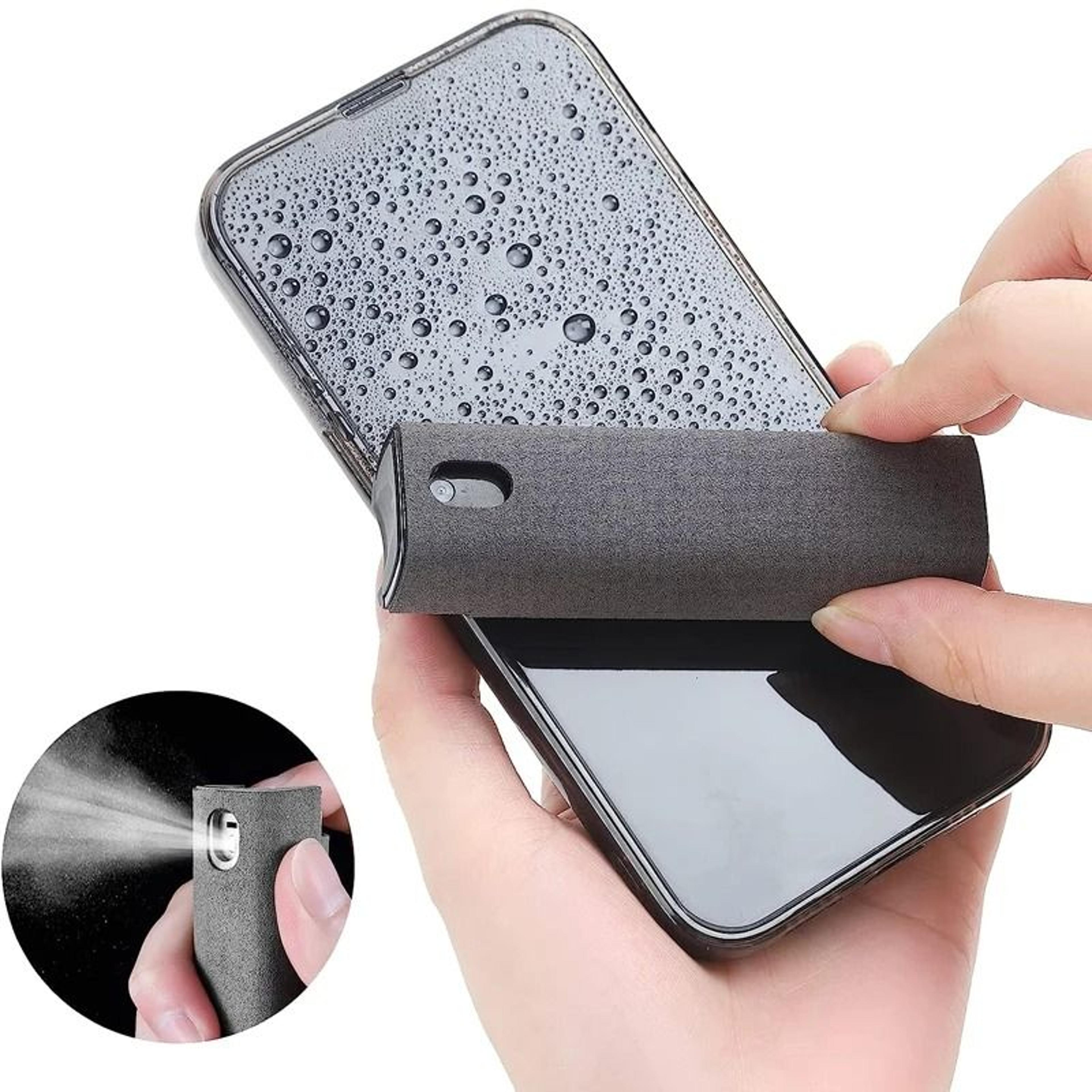 2 in 1 mobile screen sanitization interface