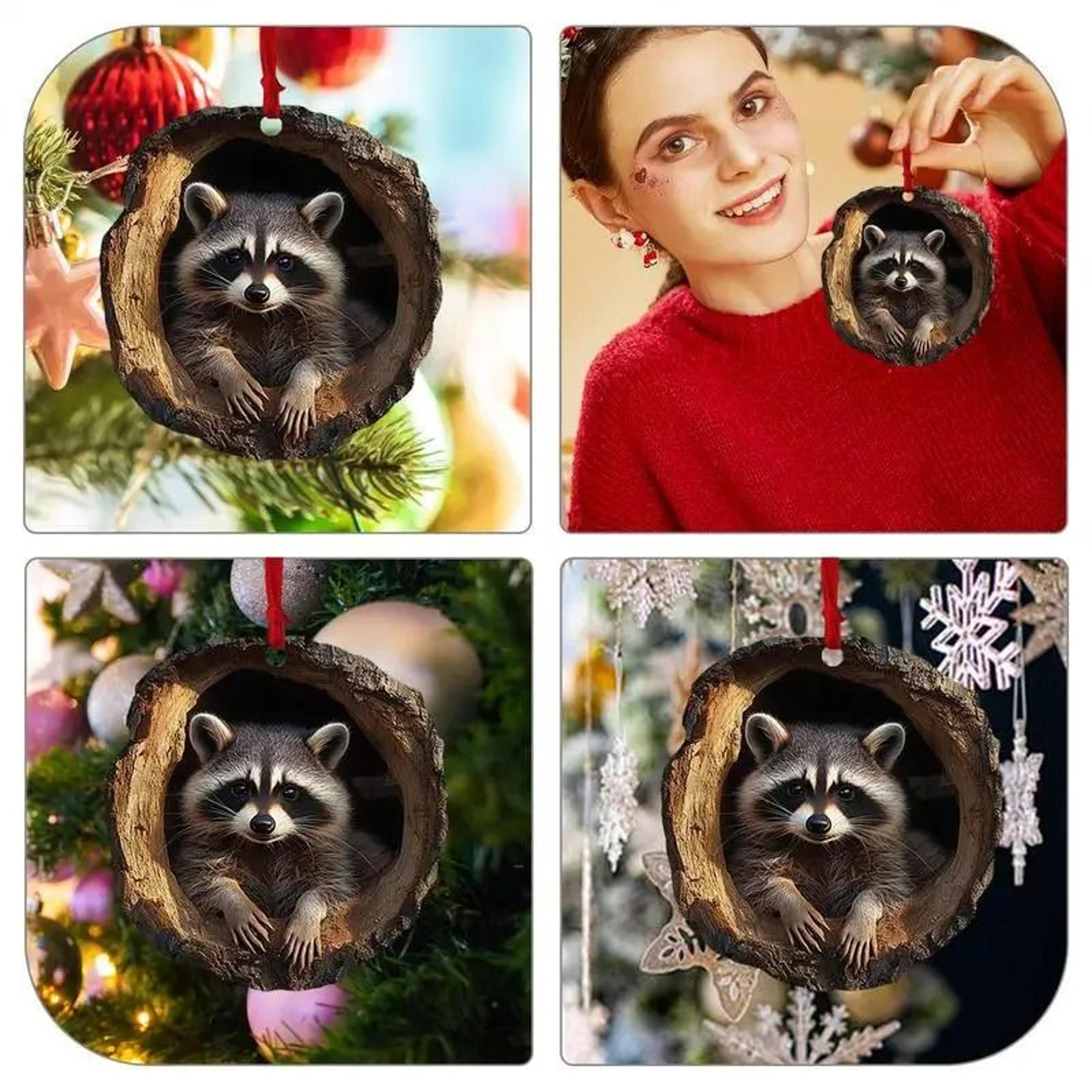 animal forest acrylic christmas pendant
