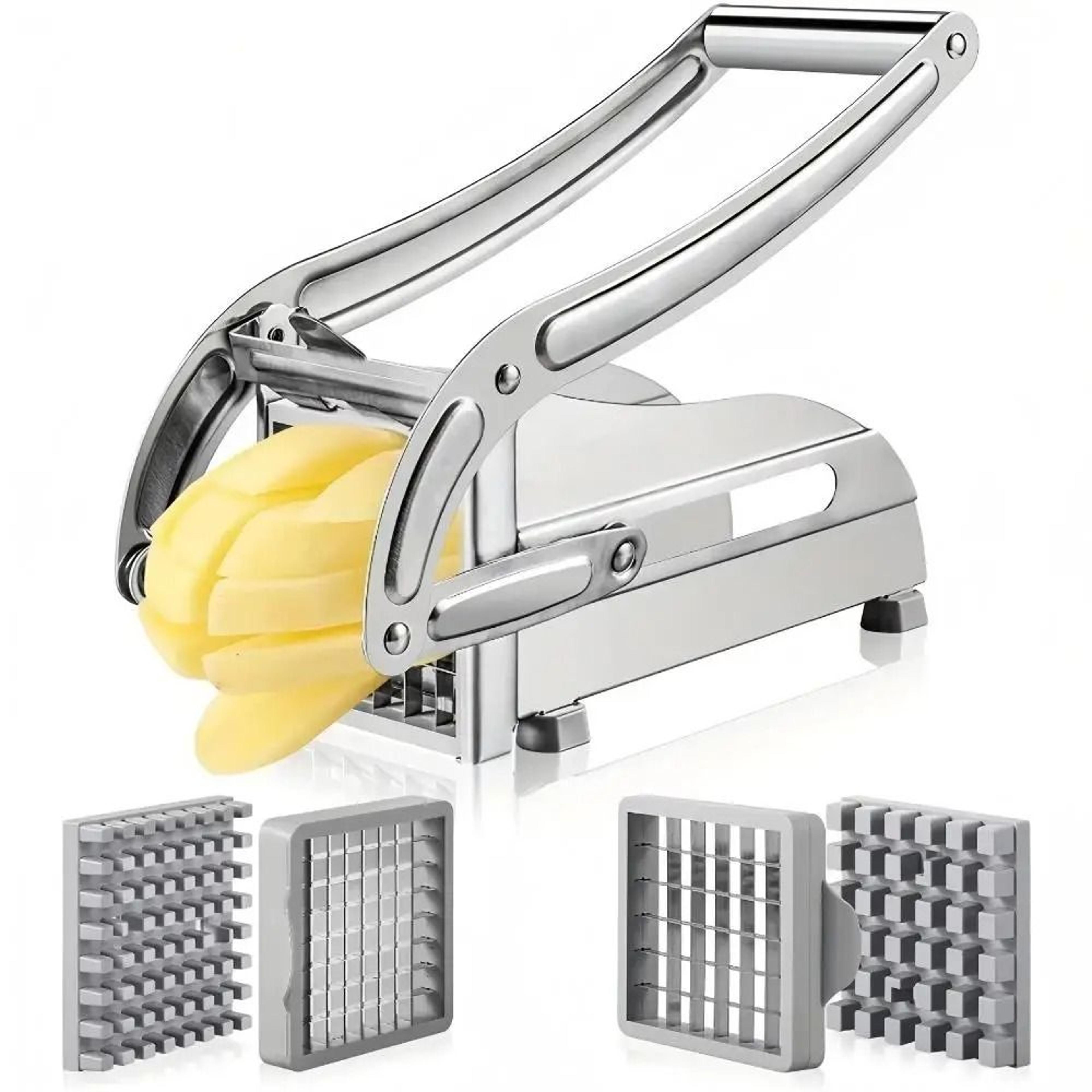 4-in-1 stainless steel precision potato slicer