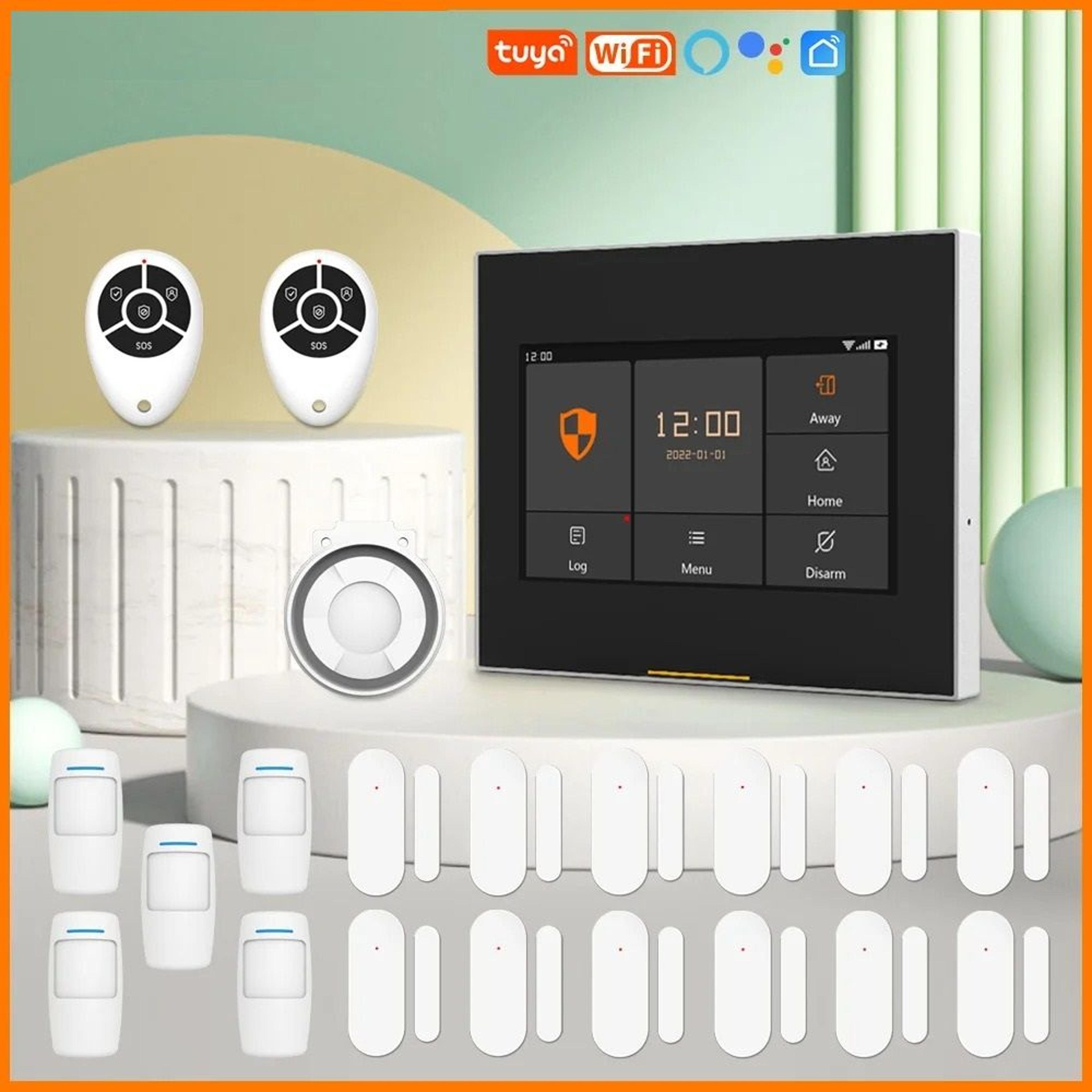 smart 4.3 inch wifi home security hub