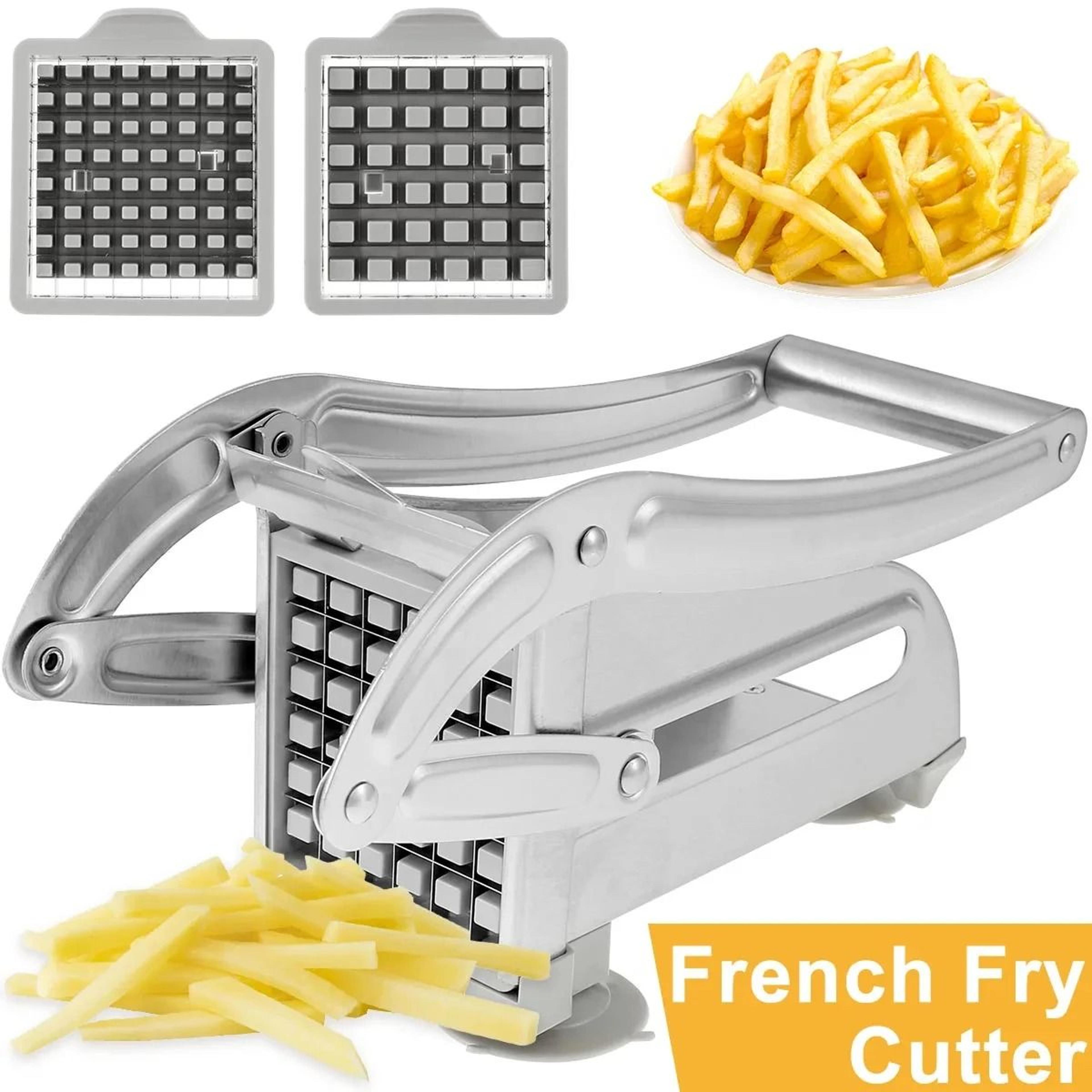 stainless steel manual french fry slicer and vegetable dicer