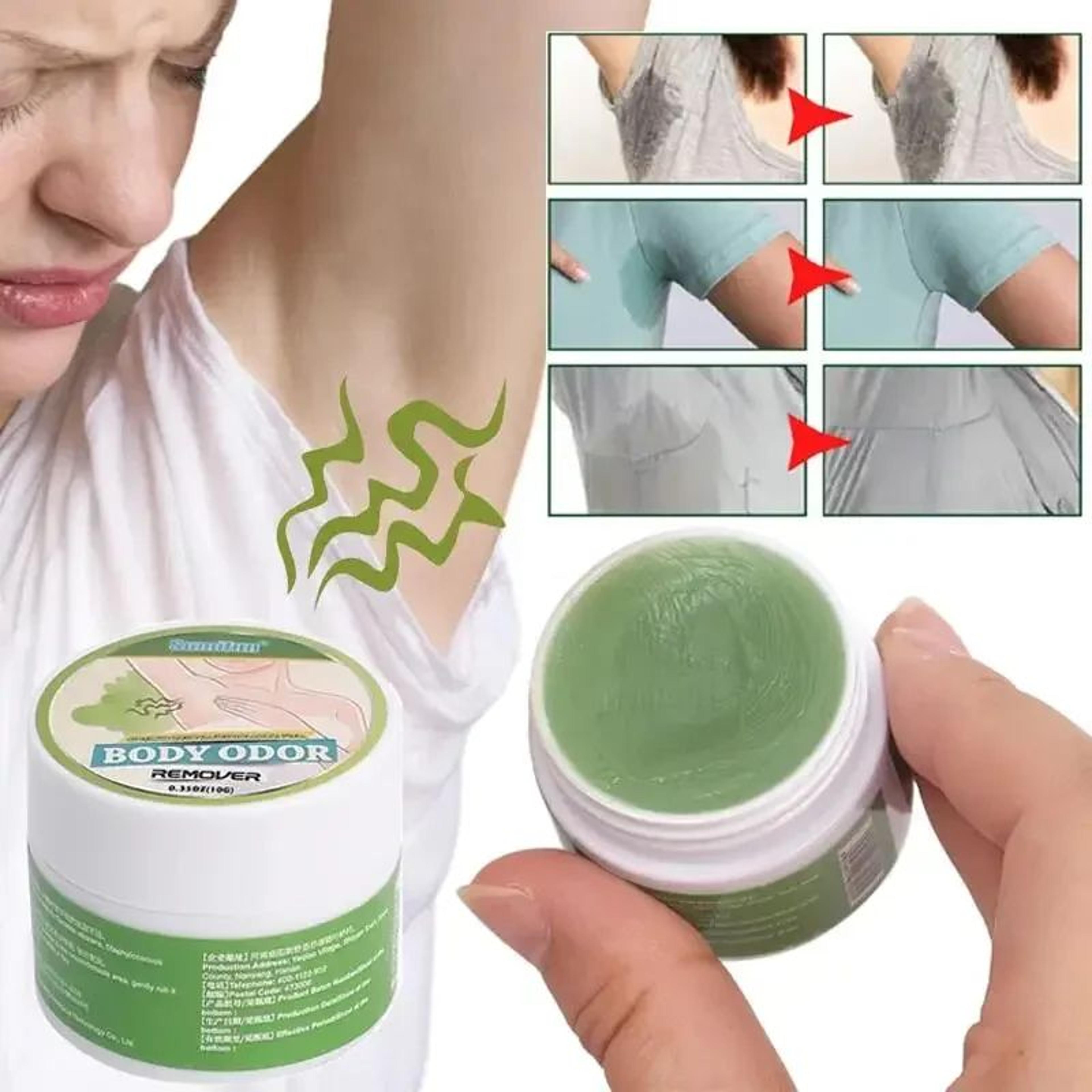 refreshing body odor removal cream with long lasting deodorant protection