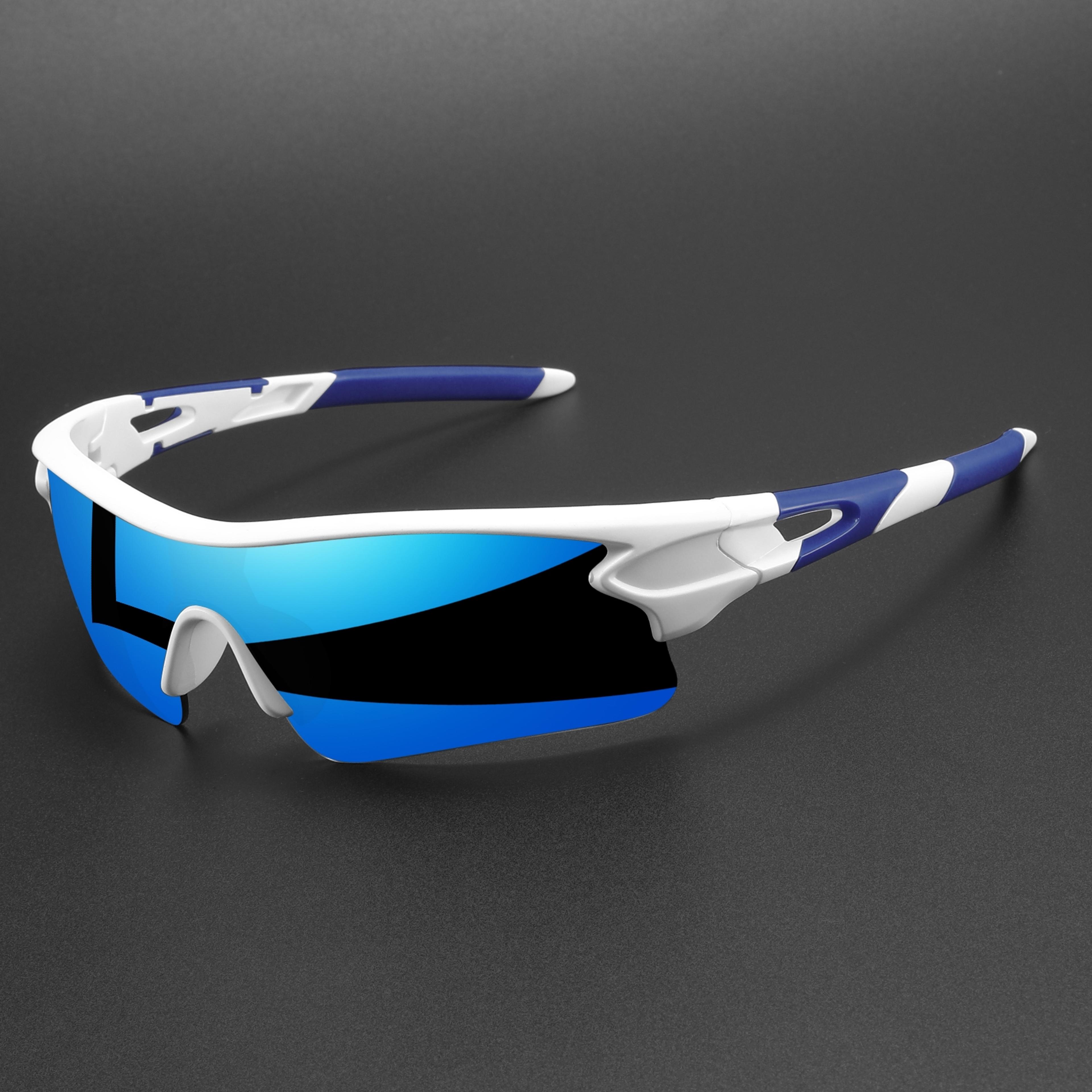 uv400 wrap around sports sunglasses for glare control and outdoor eye comfort