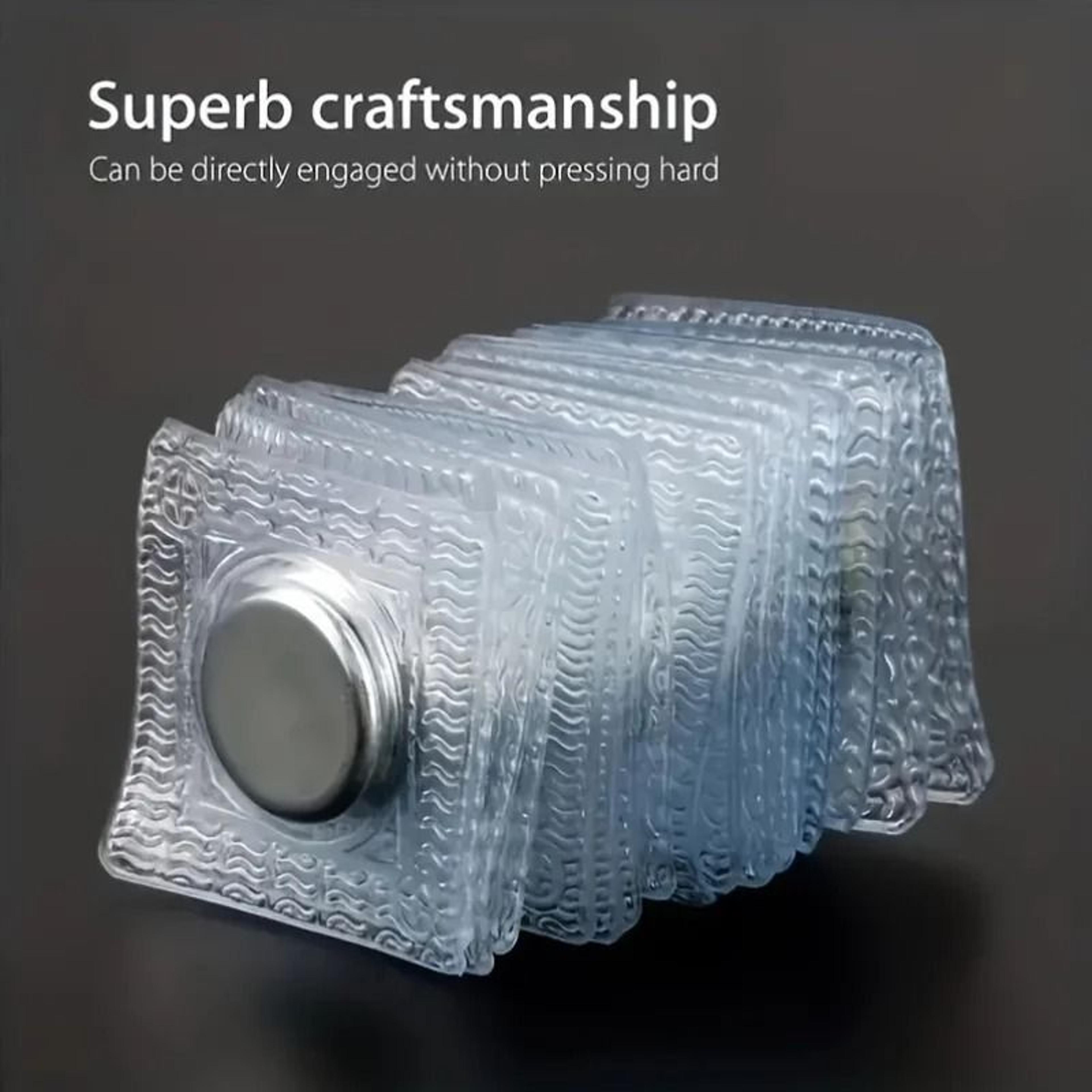 invisible magnetic snap fastener set