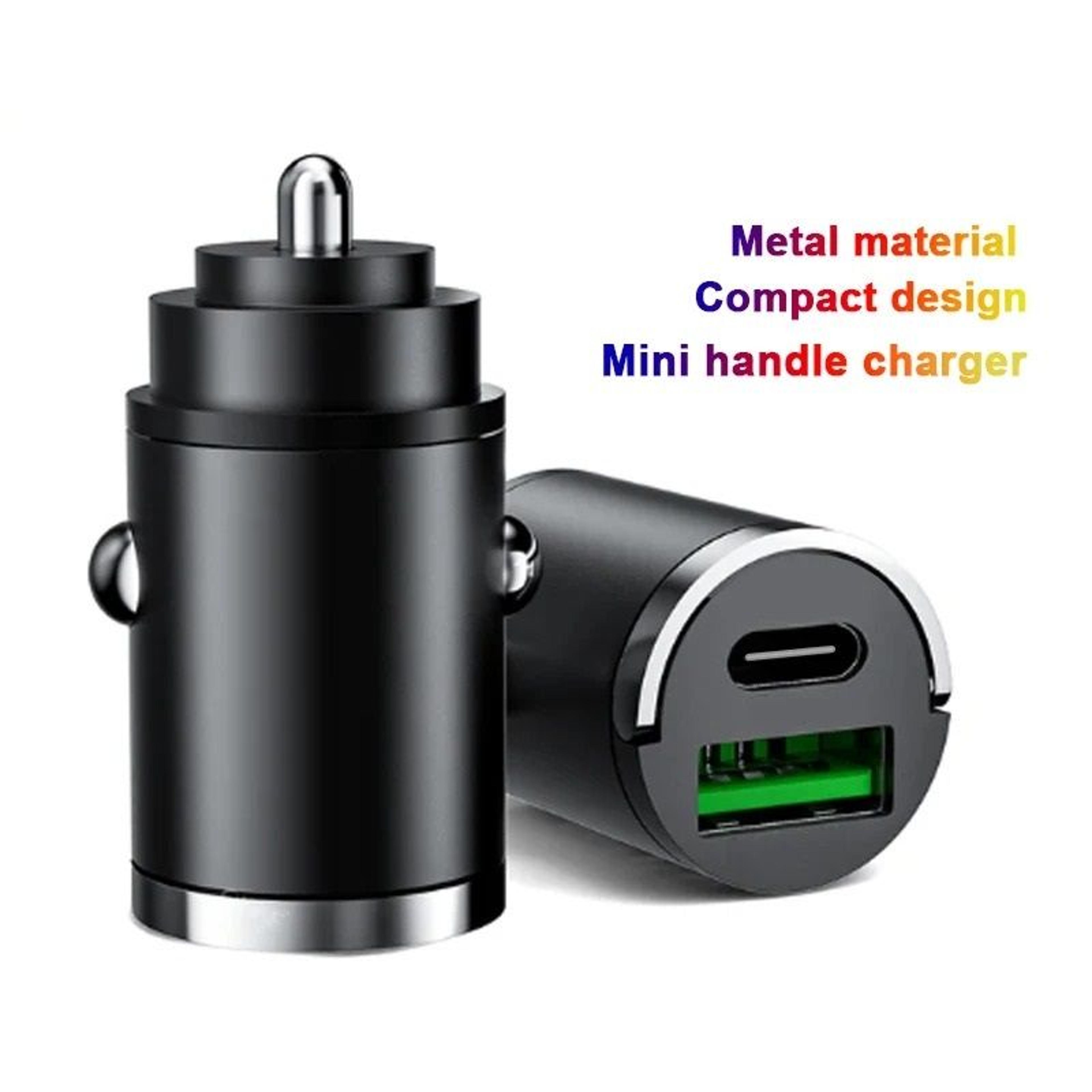 compact 100w high speed car charging adapter