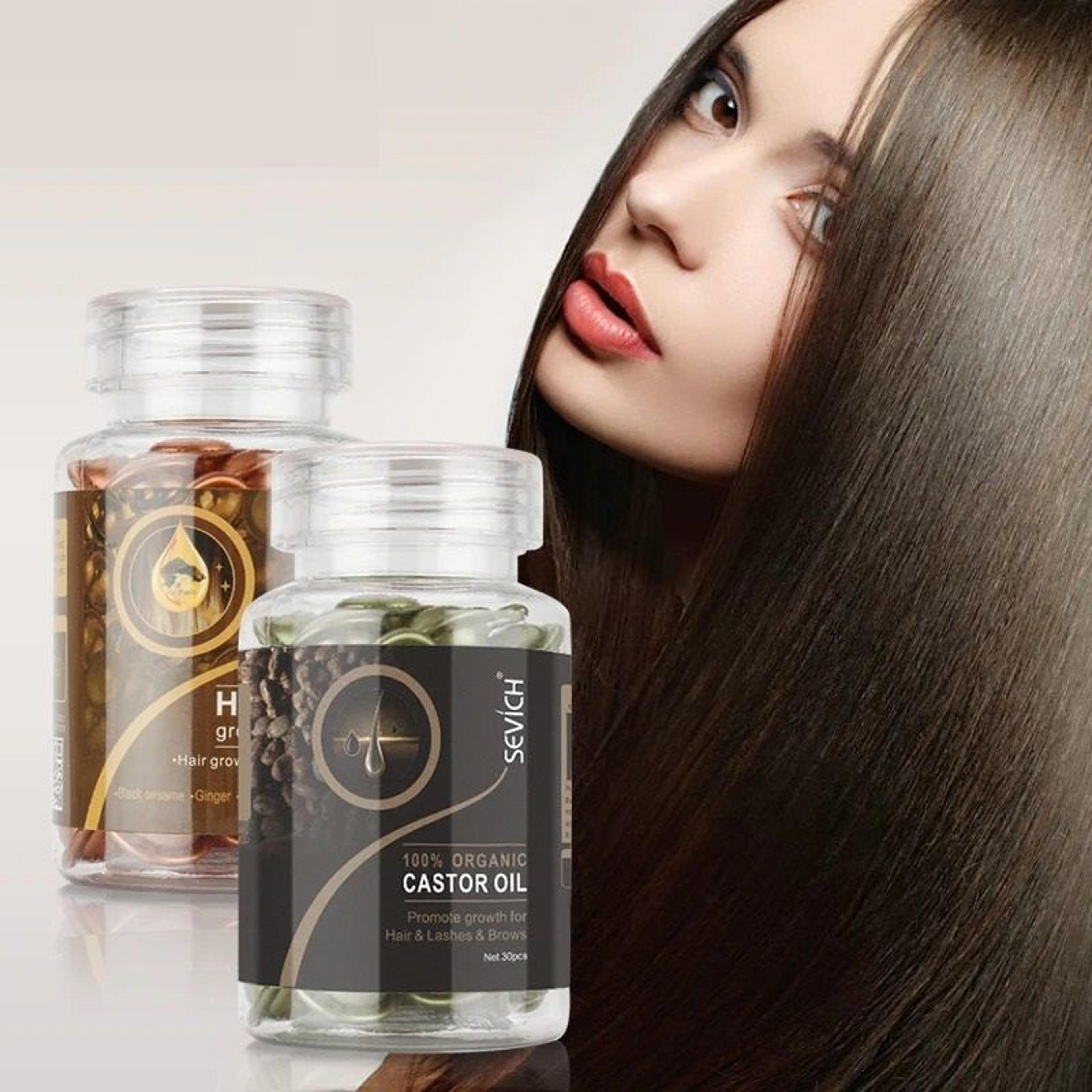 advanced polygonum and ginger hair revitalizing serum capsules