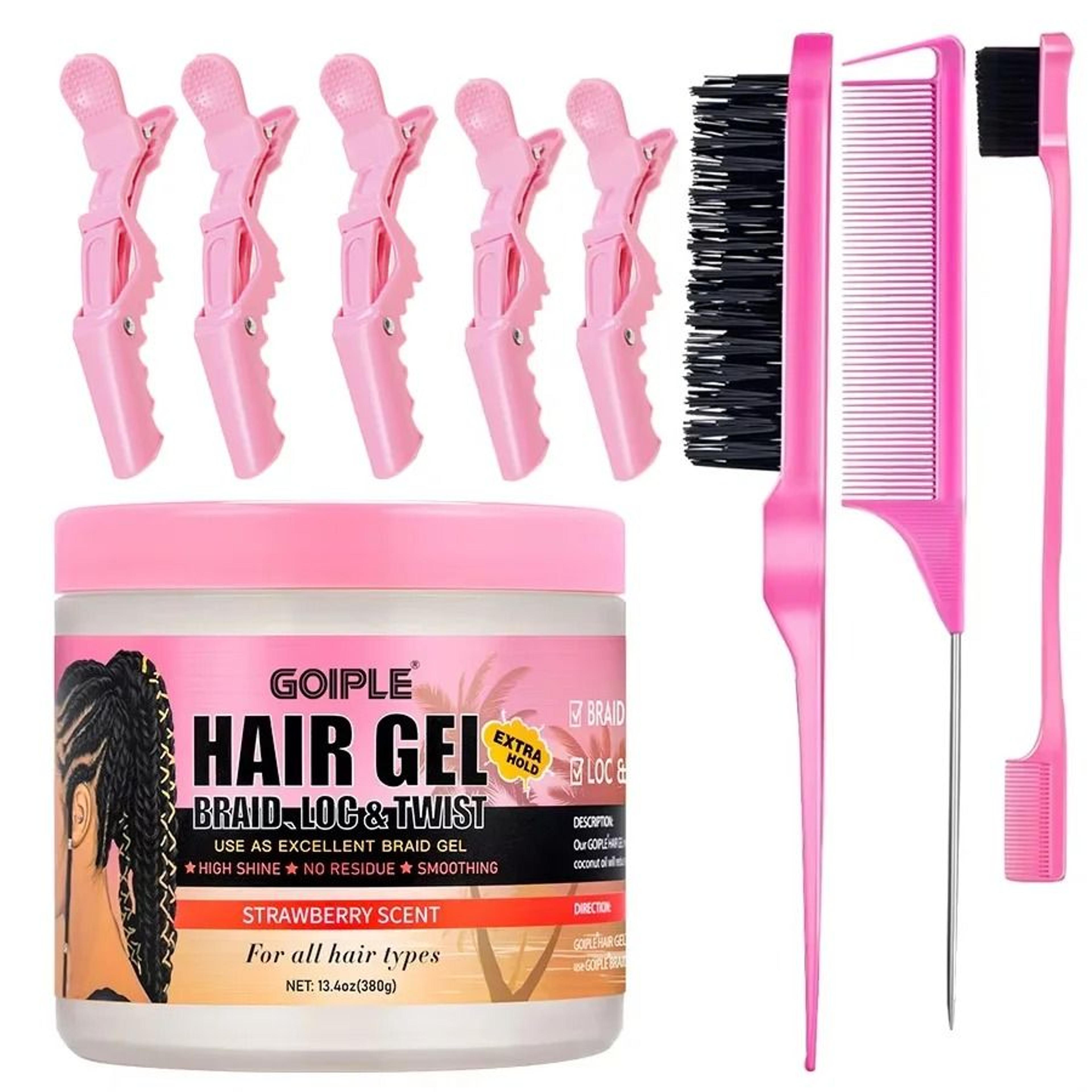 strong hold professional braid, twist, and lock gel