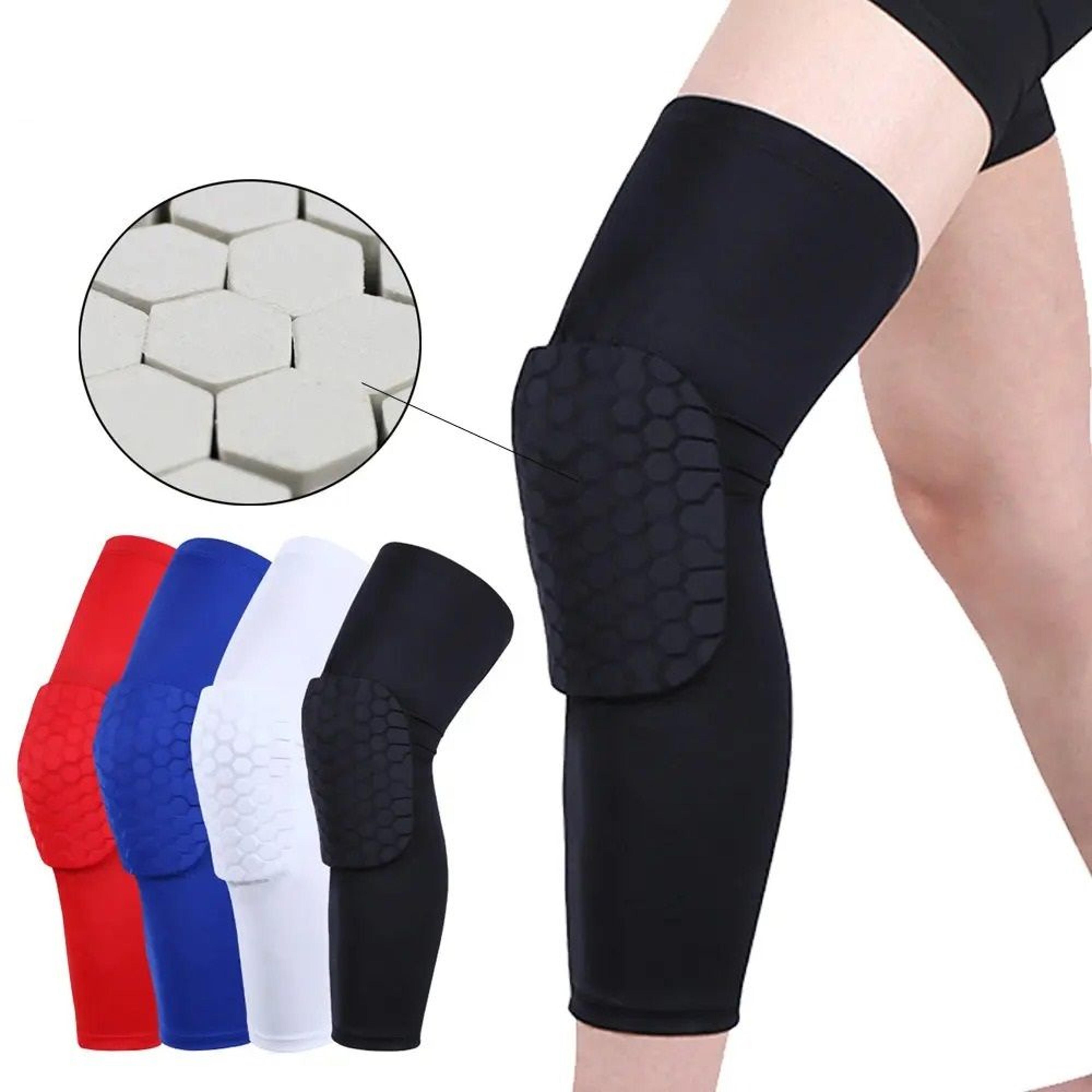 elite kinetic honeycomb guard and full-length compression sleeve