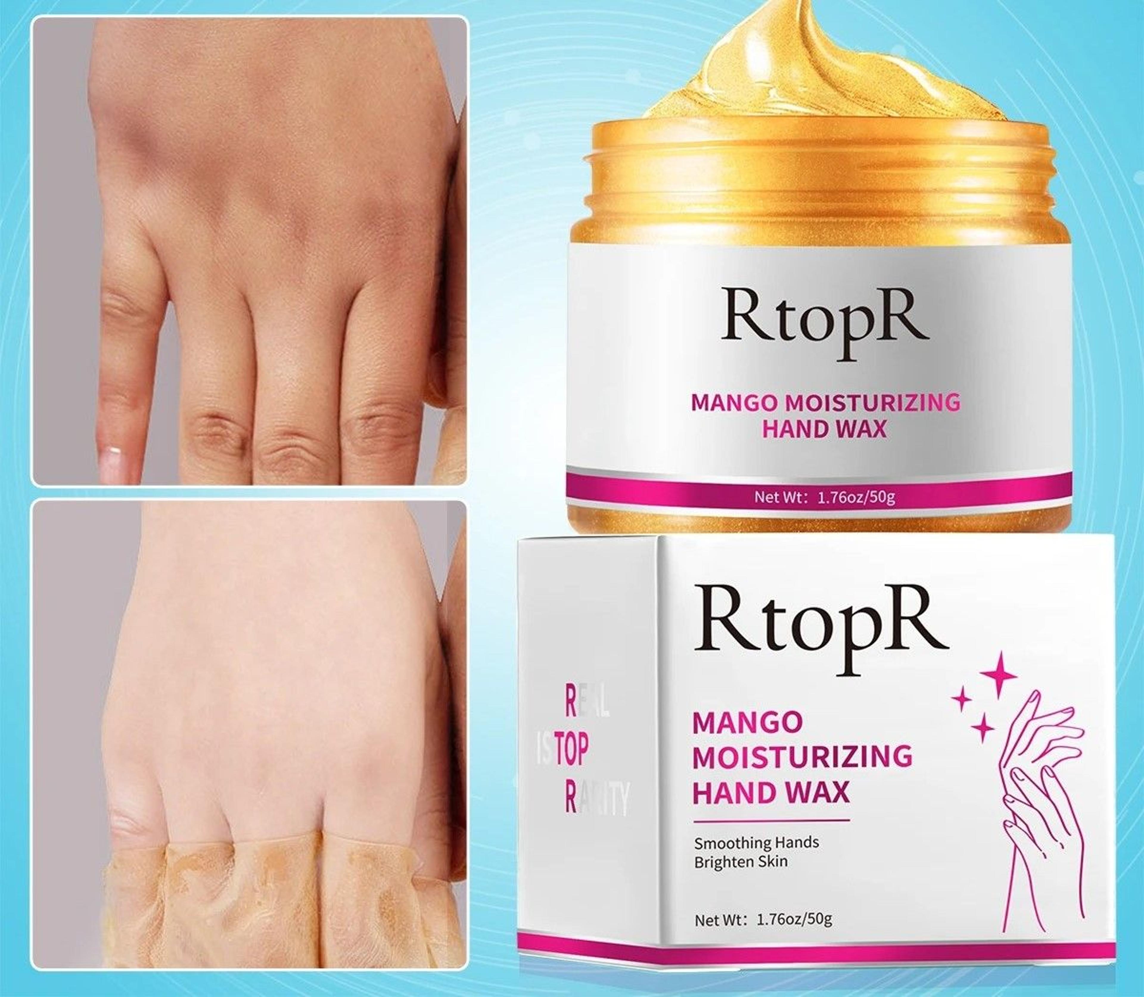 mango infused exfoliating hand peel and repair wax