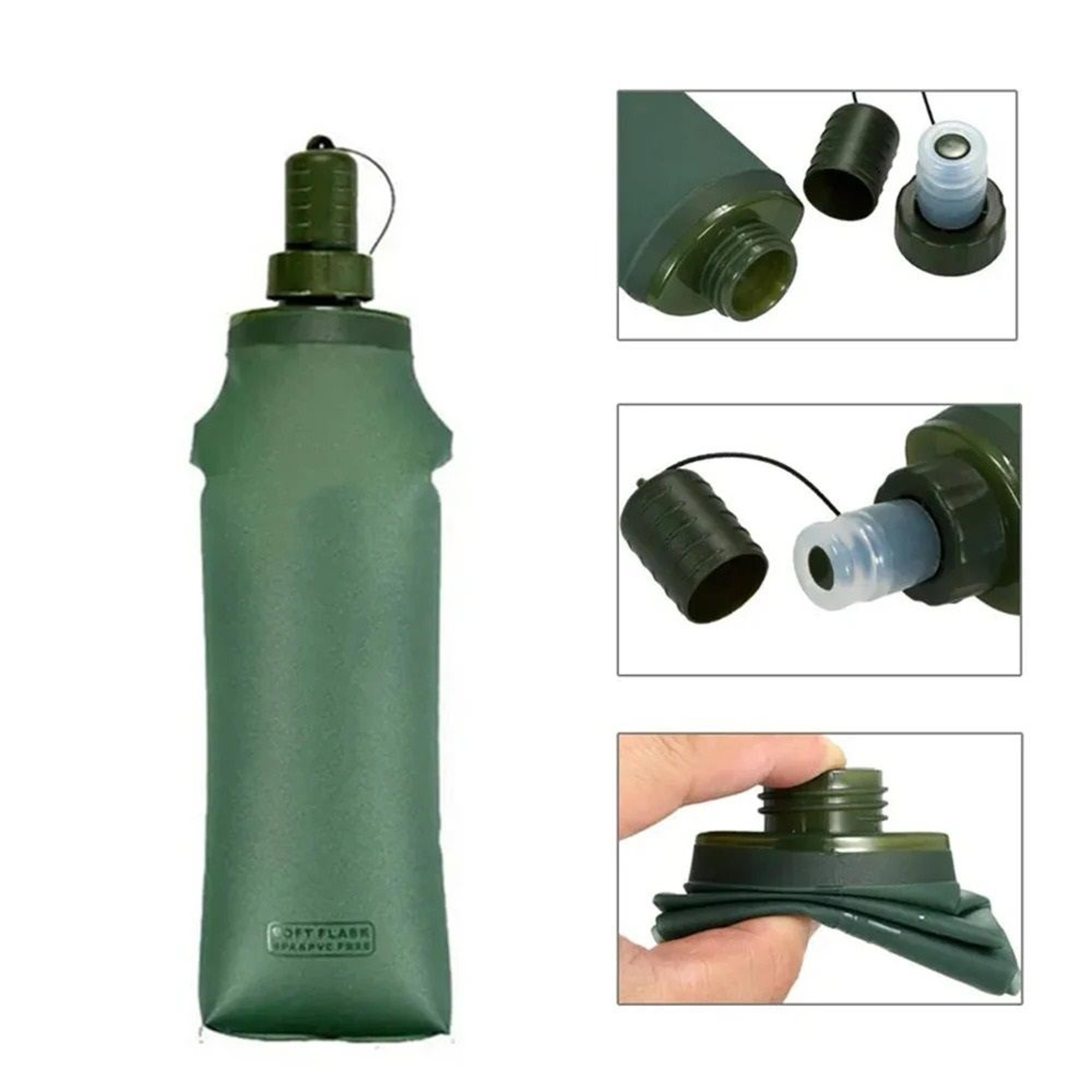 flexible compression hydration flask