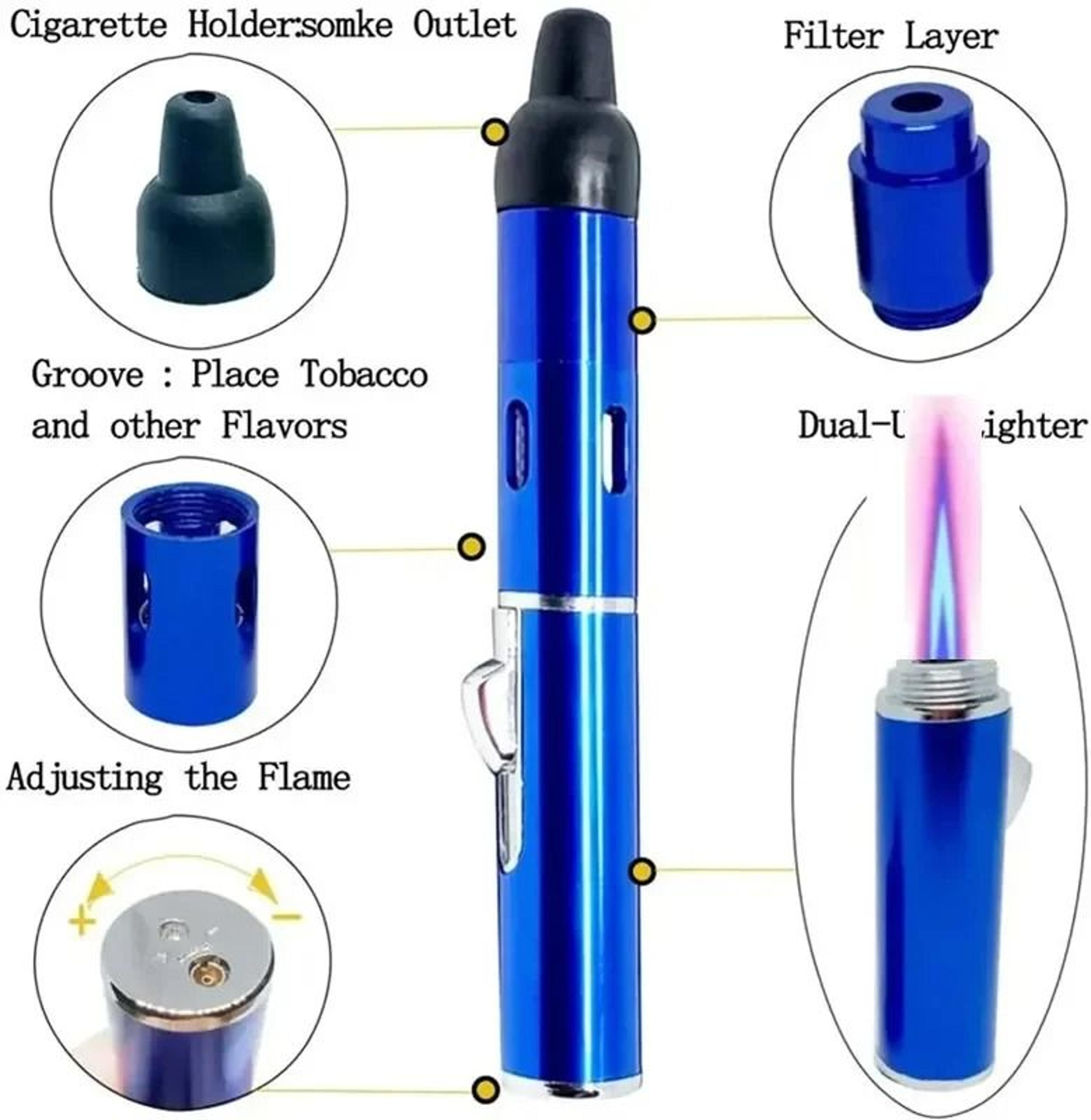 multi-function windproof aromatherapy pen torch