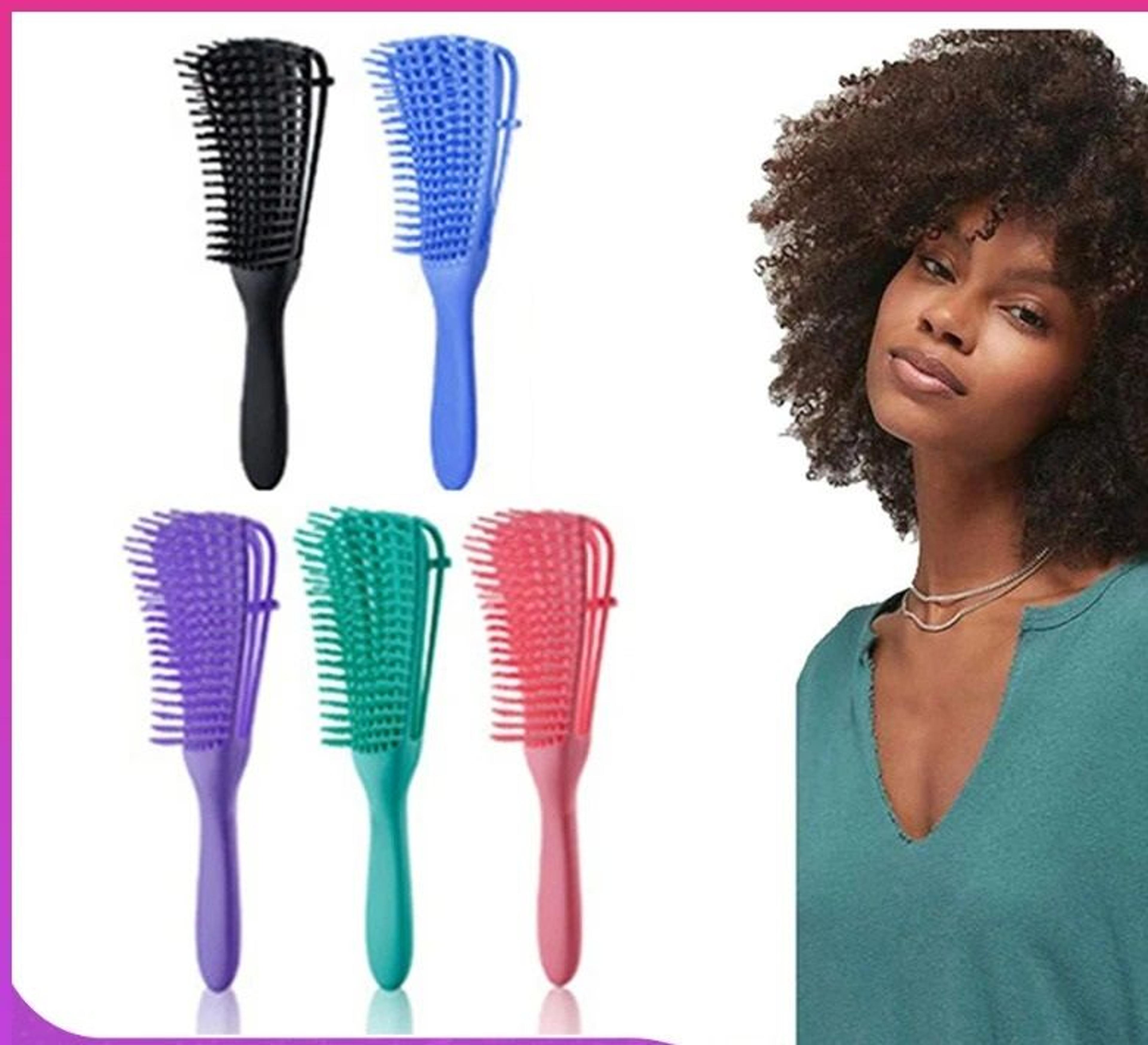 ergonomic multi-tiered detangling octopus brush