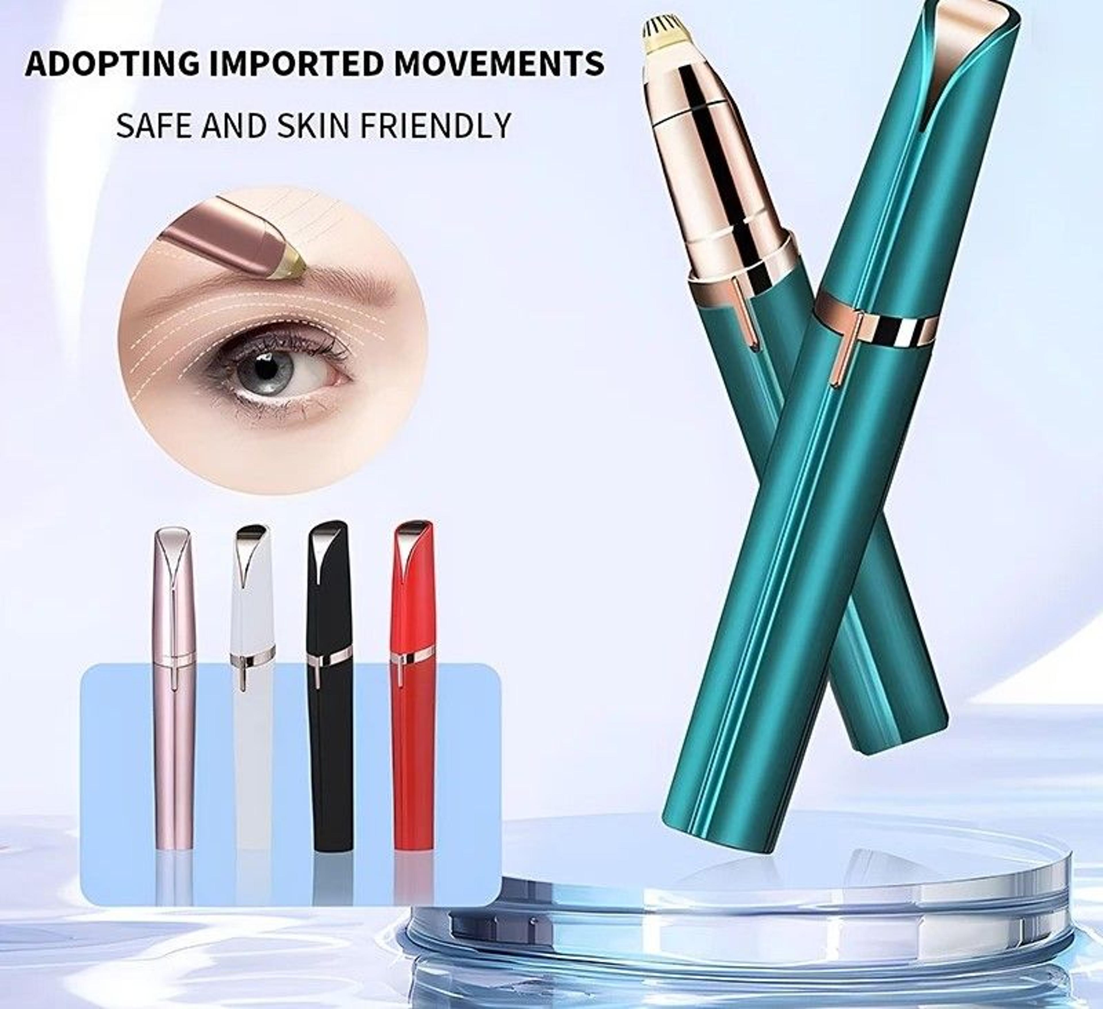 precision electric eyebrow epilator and facial shaper