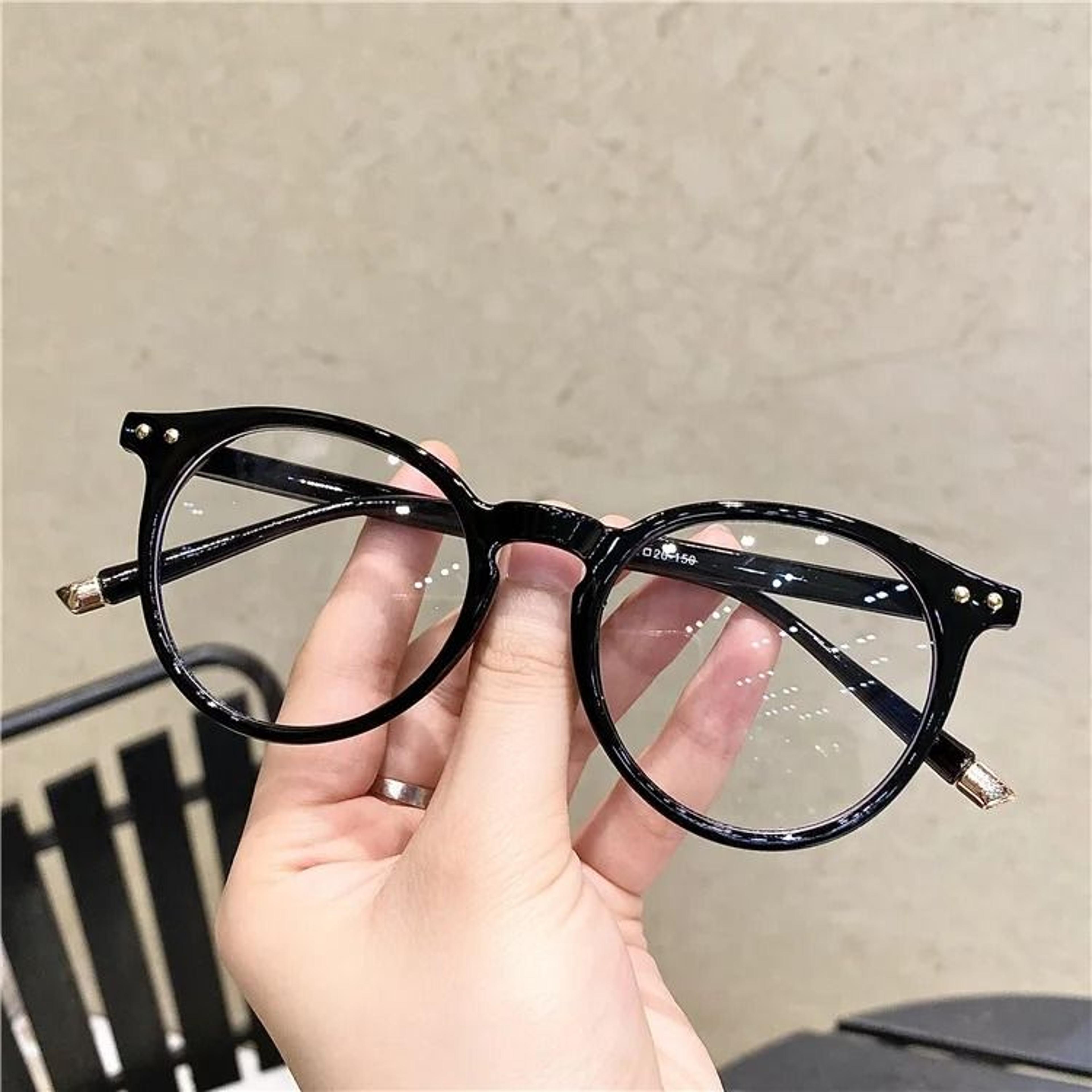 anti blue light vintage circular optical frames