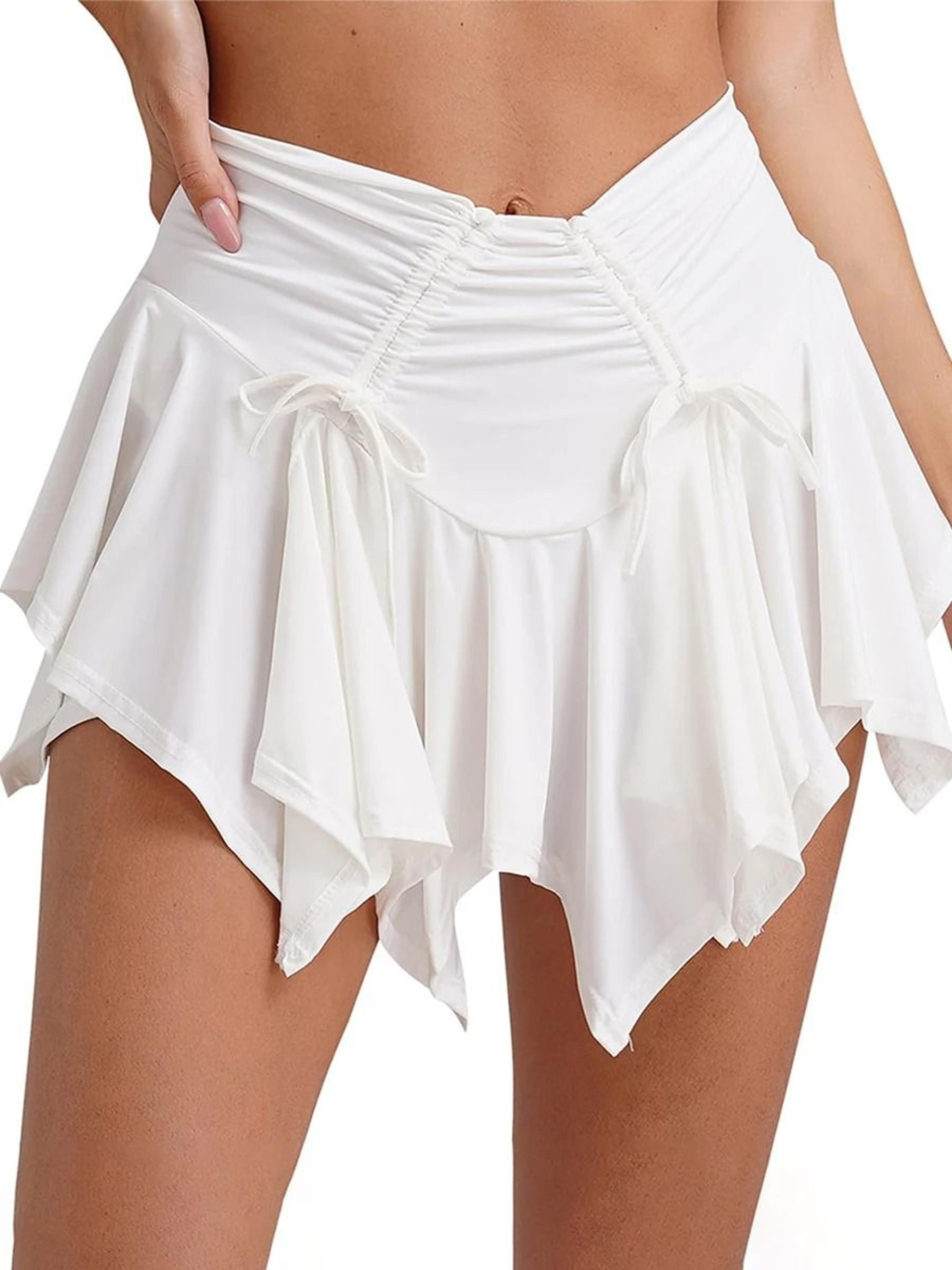 fairycore lace layered mini skirt