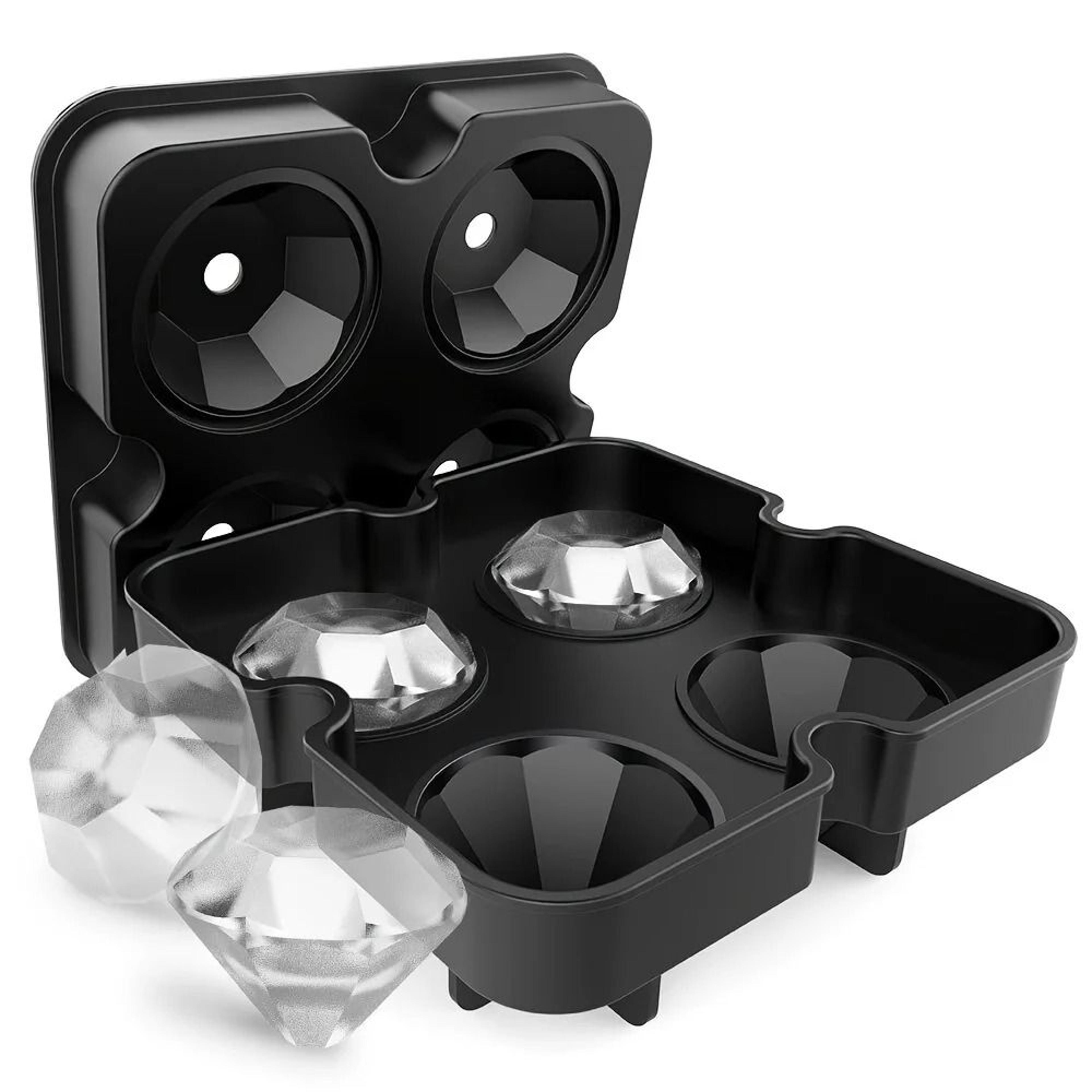 diamond shaped silicone ice cube mold