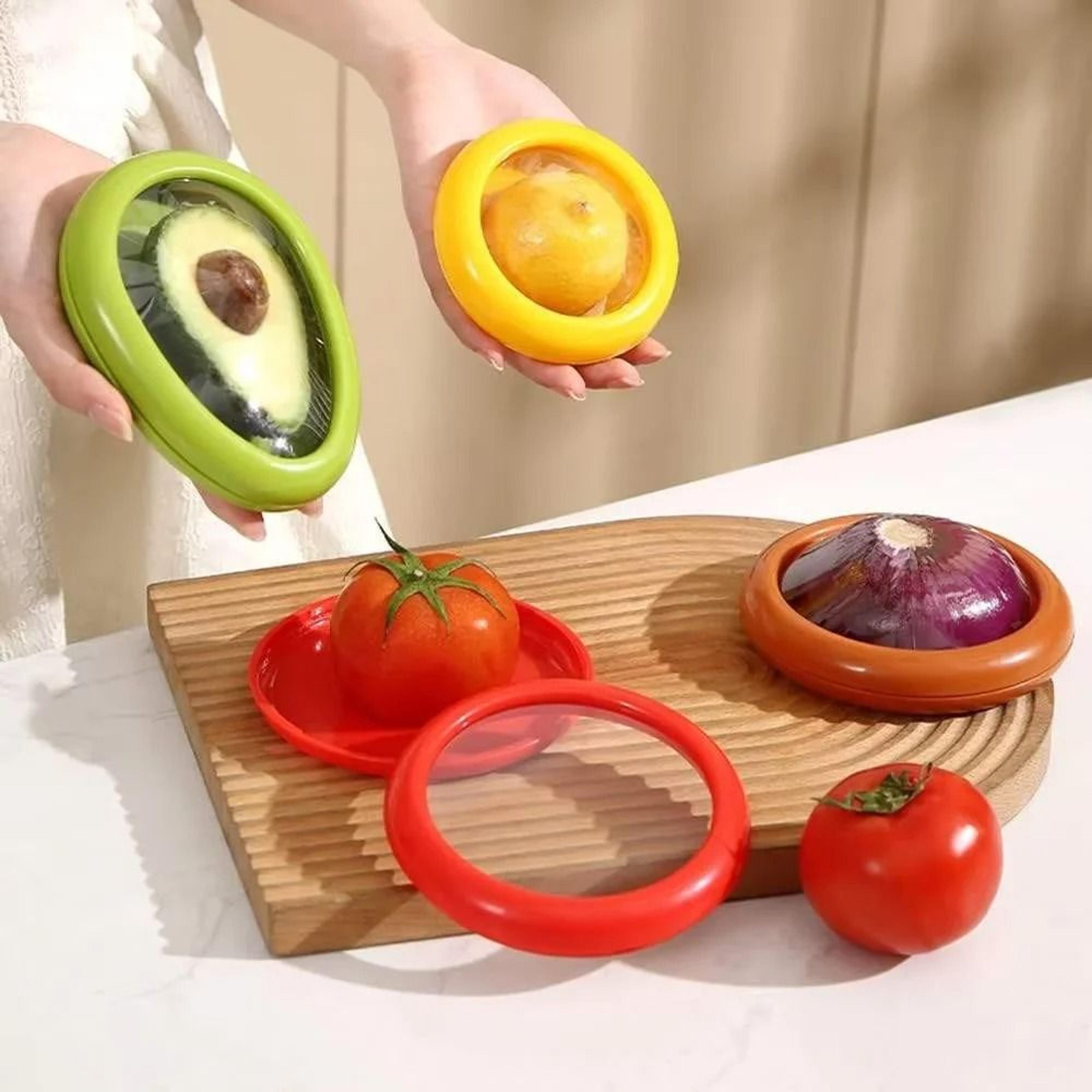 silicone avocado antioxidant storage organizer