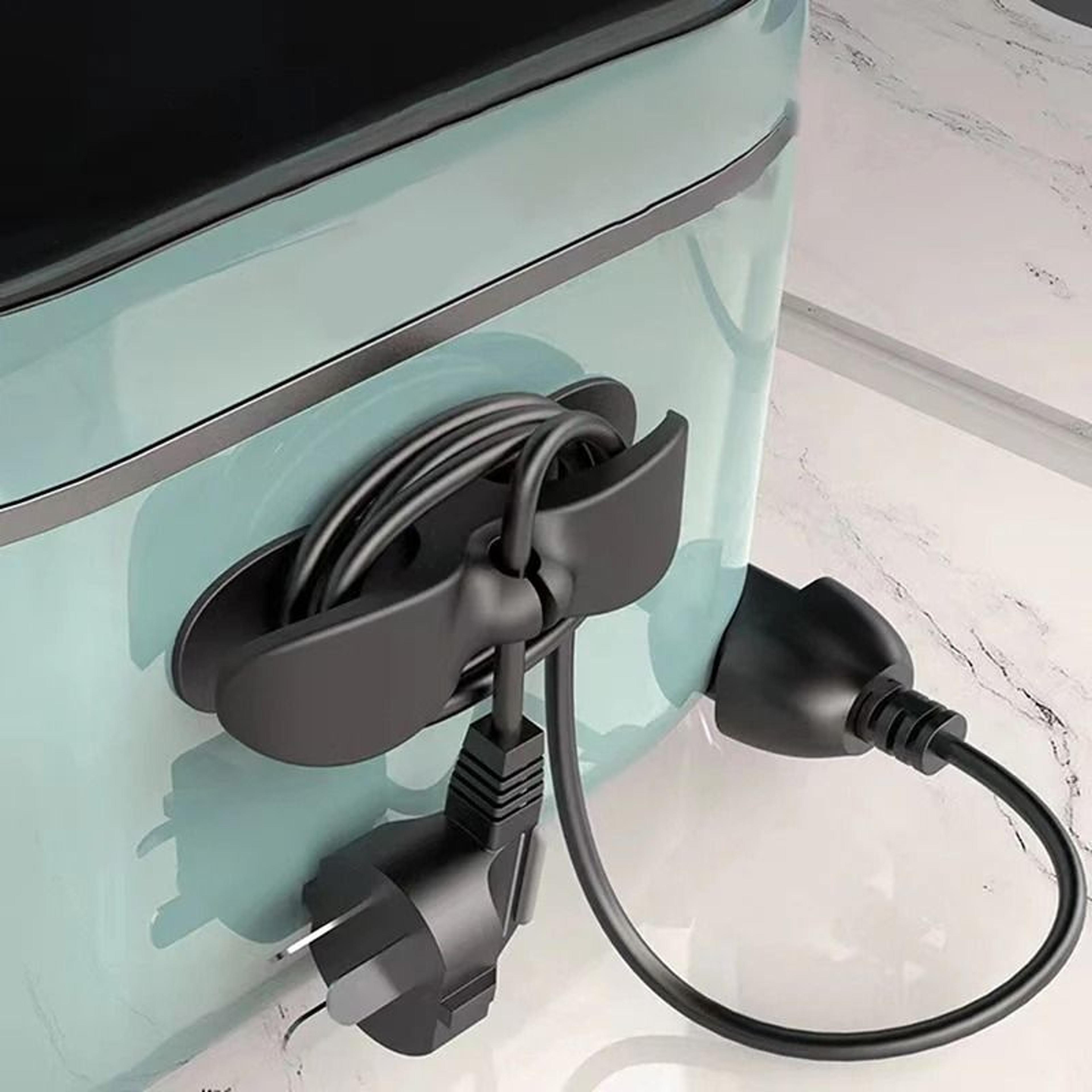 traceless power cord and wire management hub