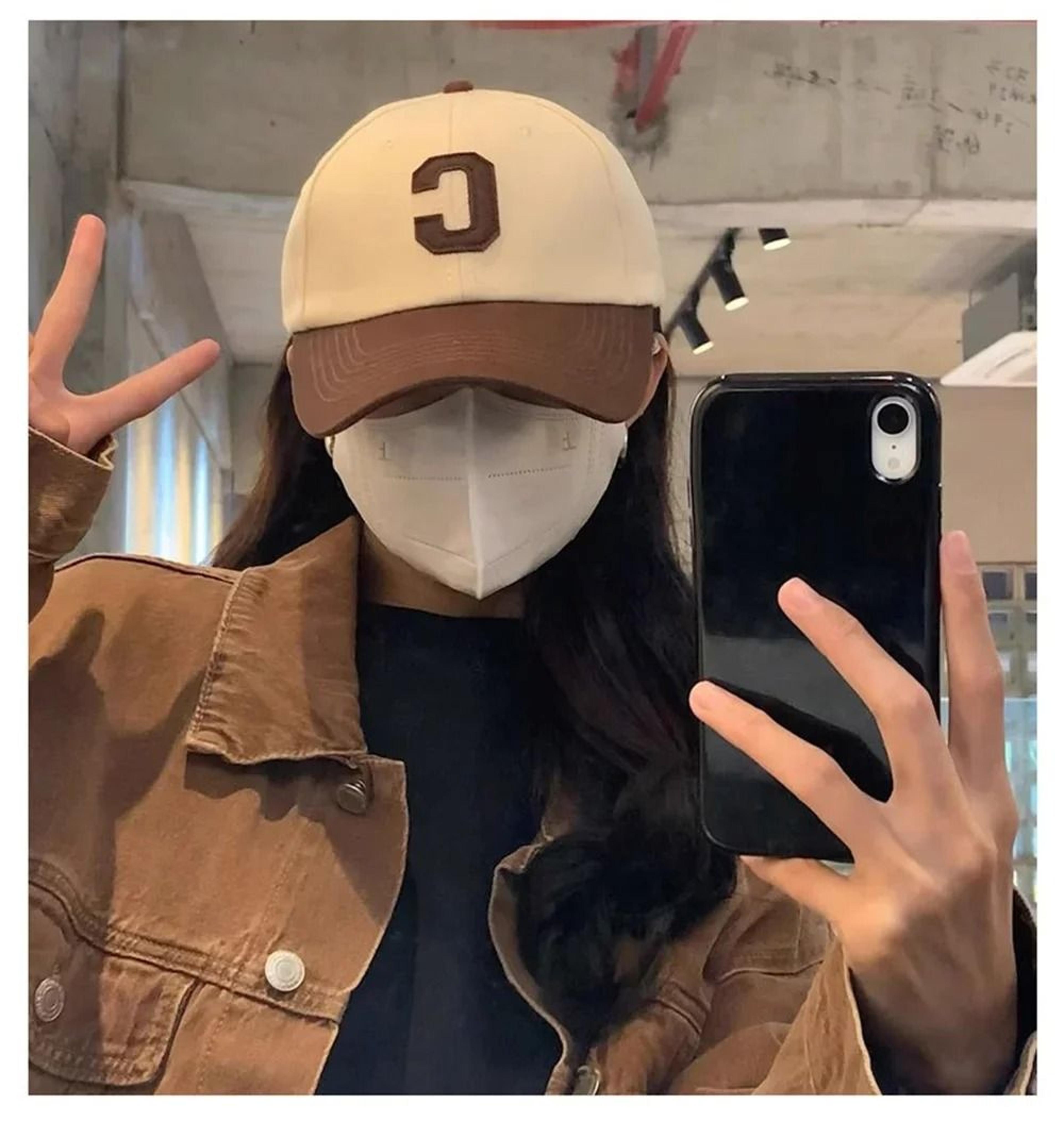 letter patch color block performance headwear