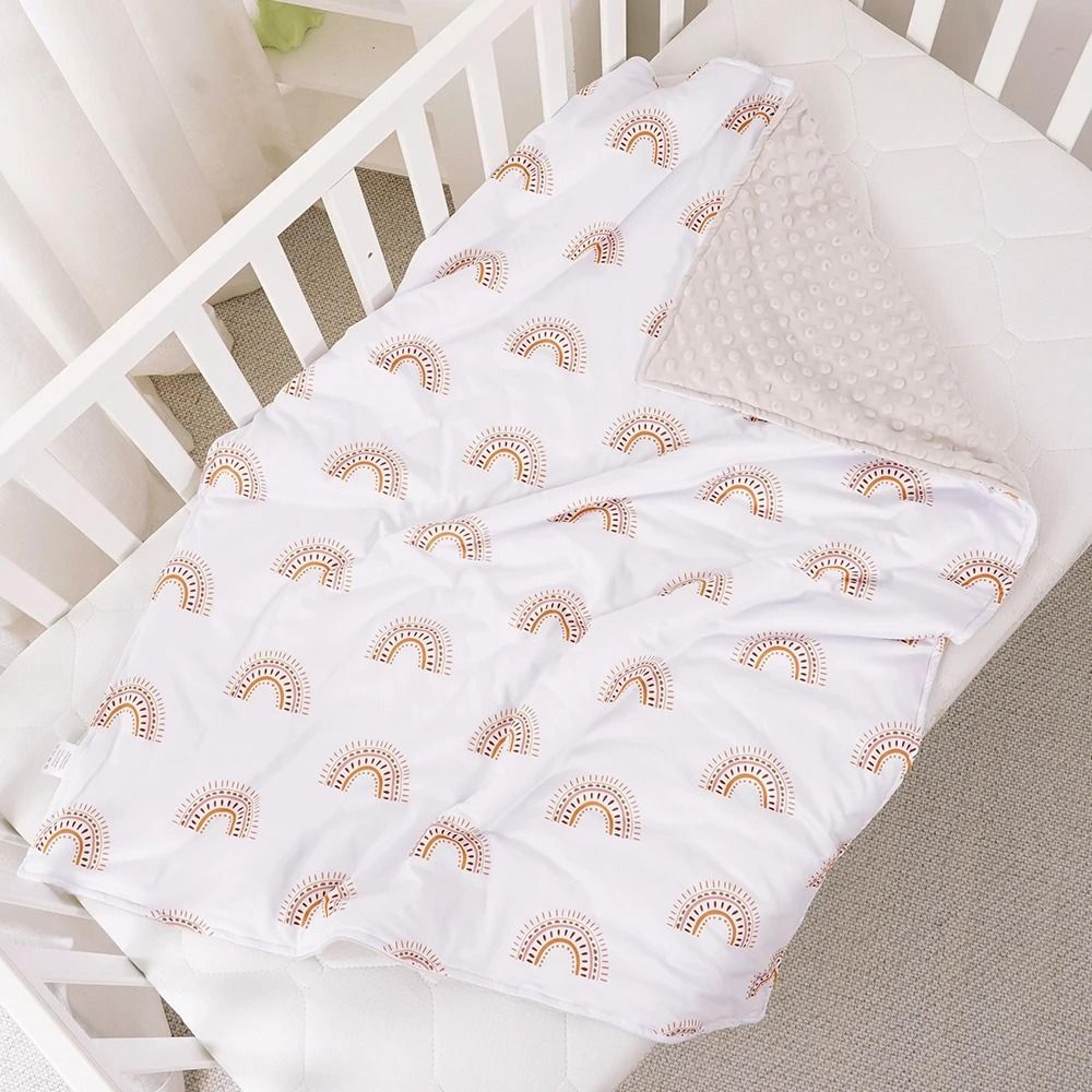 3-layer reinforced thermal pediatric swaddle interface