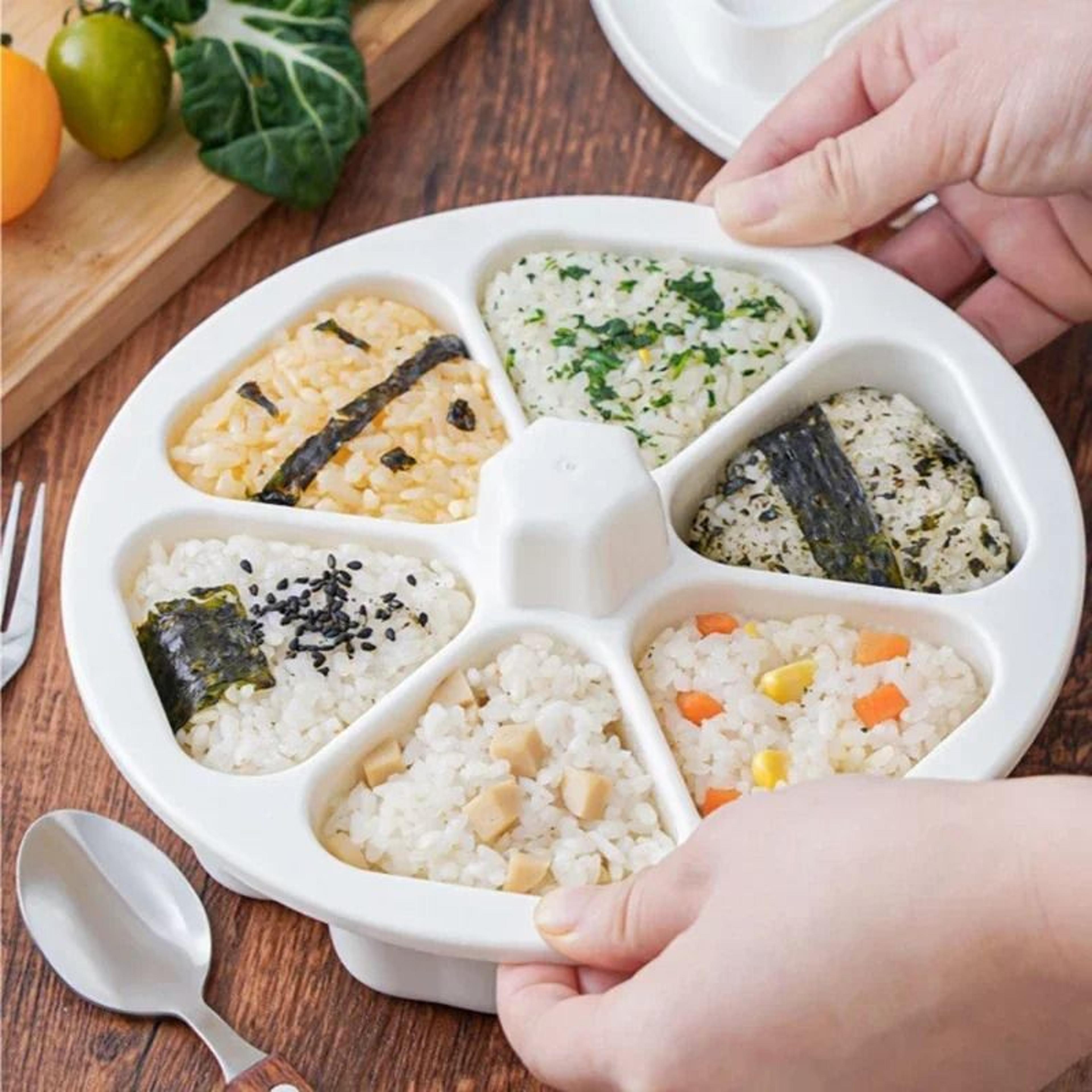 triangular onigiri and sushi press maker