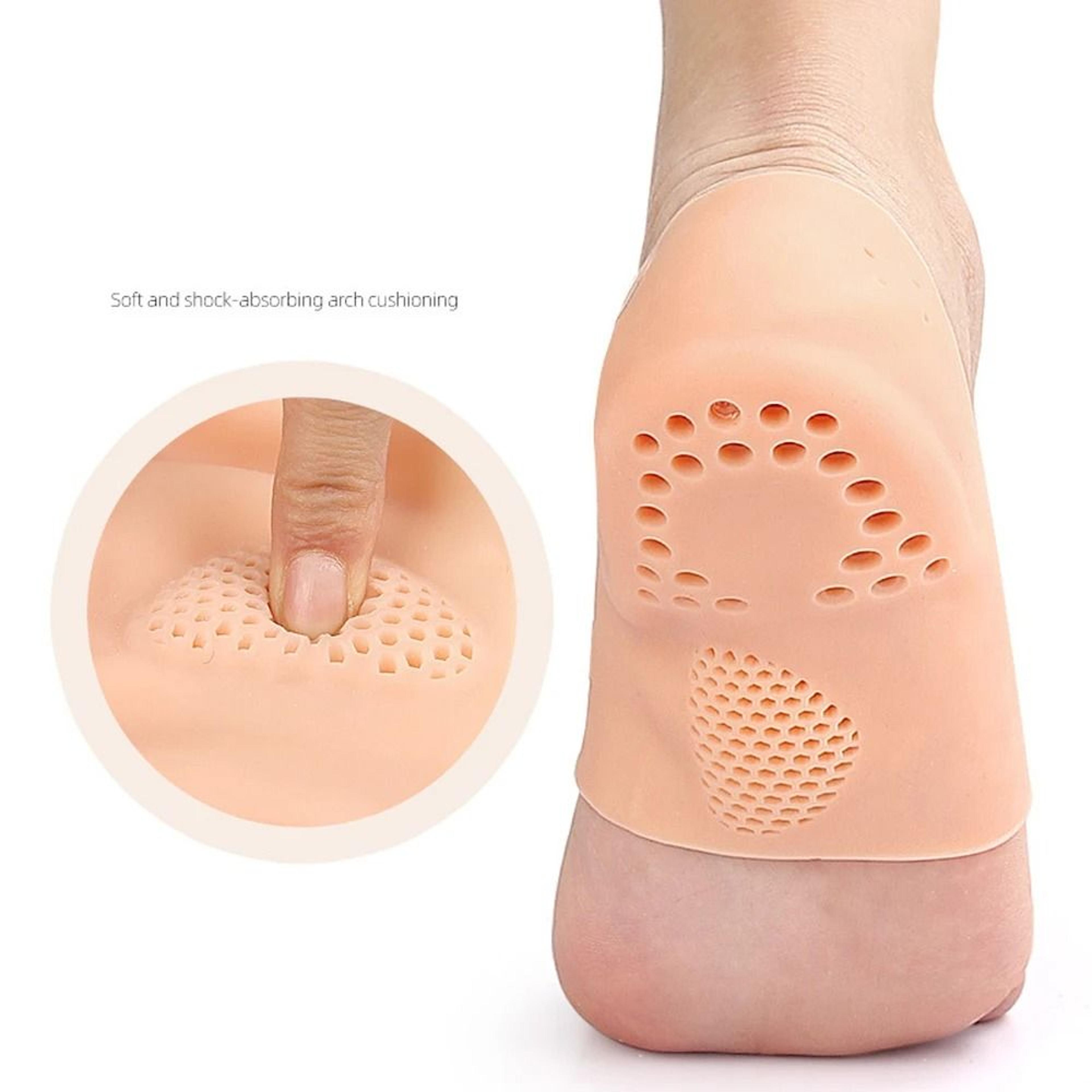 silicone heel protector cups with arch support