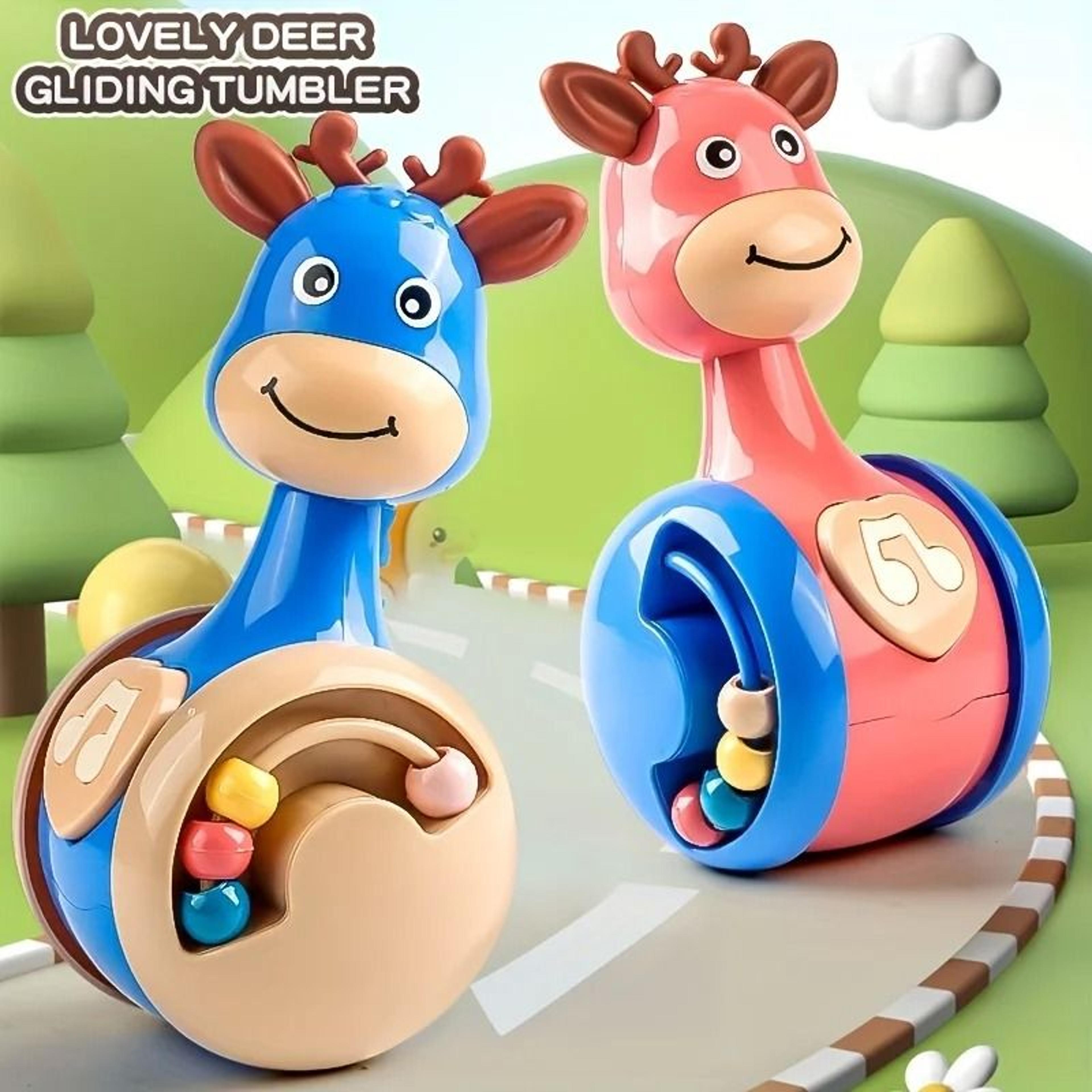interactive musical tumbler wobbler toy