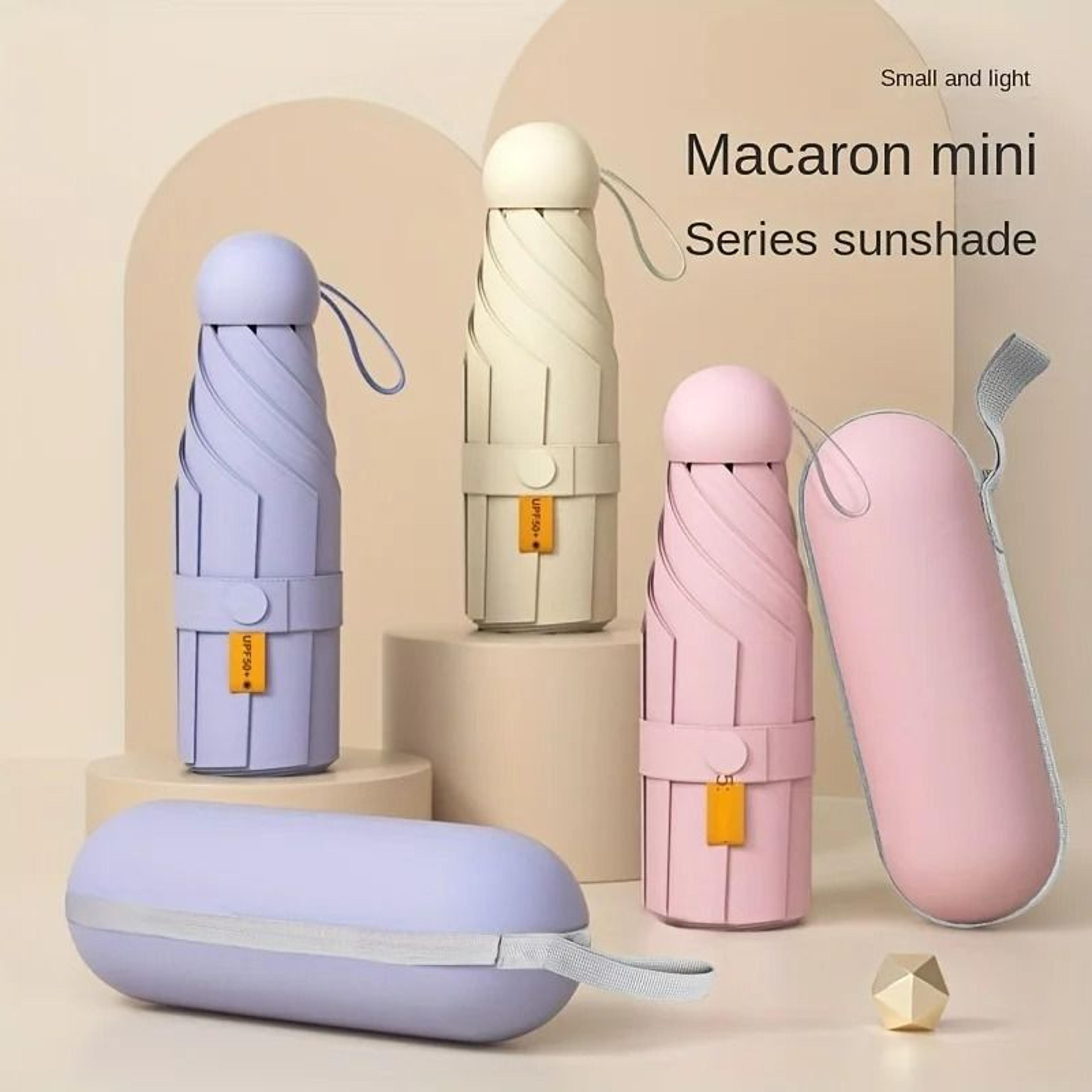 ultra light compact capsule travel umbrella