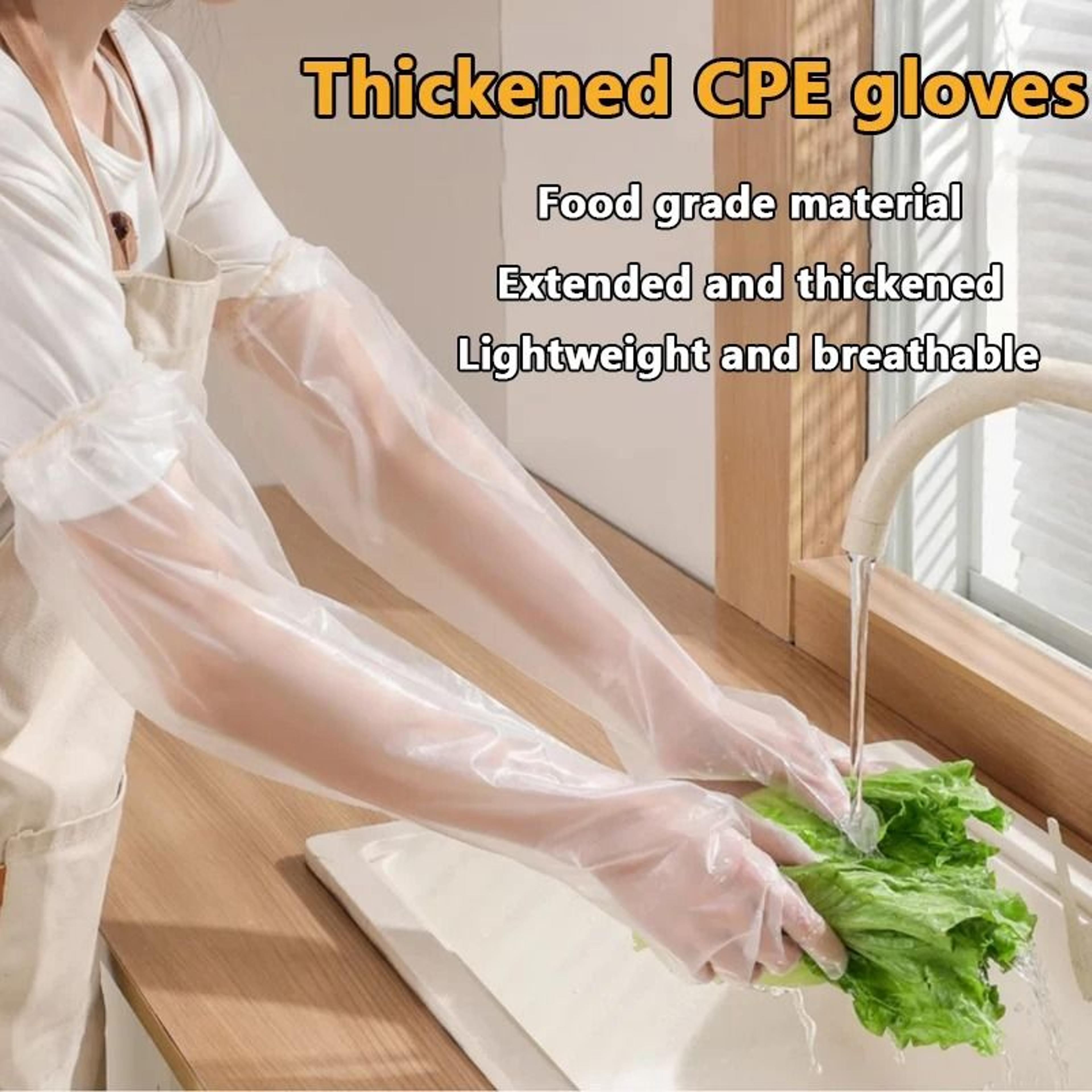 heavy duty extended disposable protective gloves