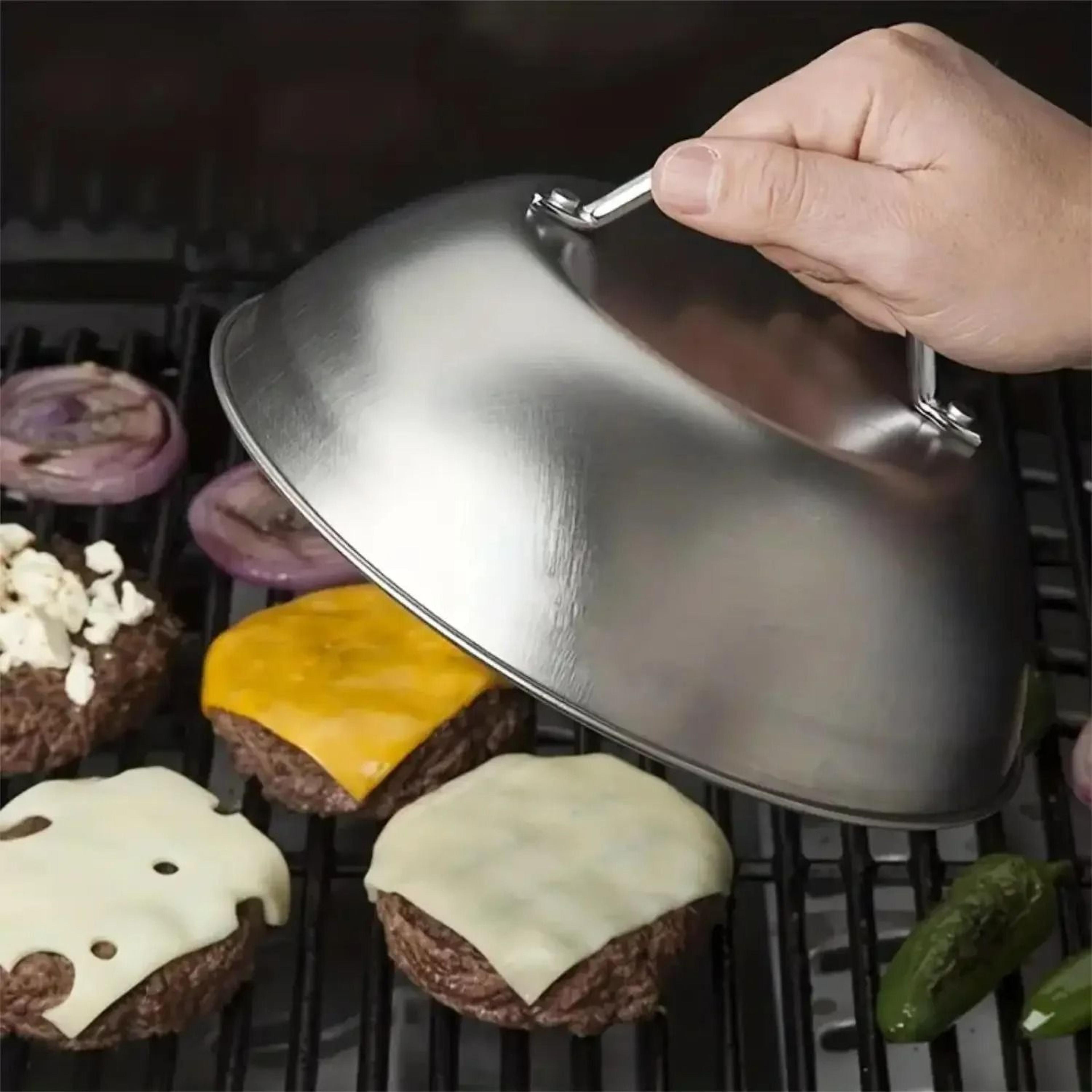 heavy duty stainless steel griddle and grill squeegee
